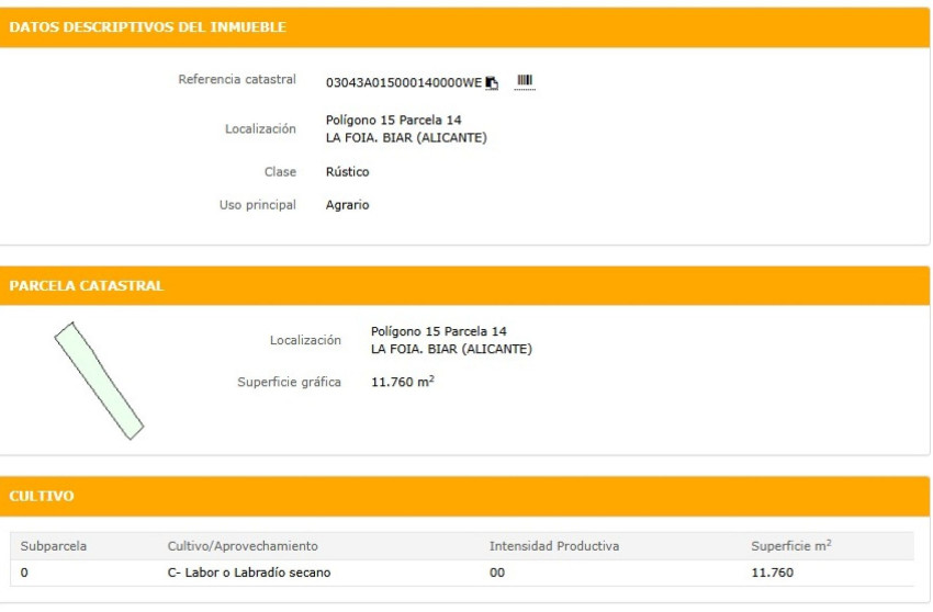 Herverkoop - Land -
Biar