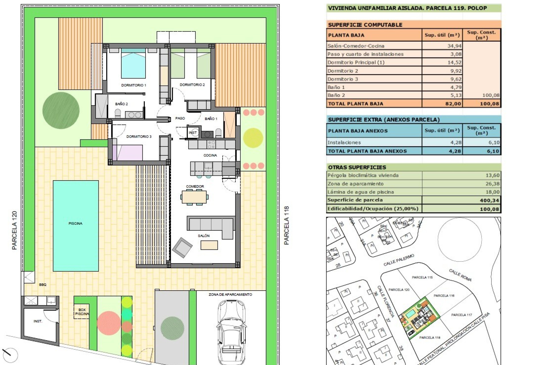 Herverkoop - Villa -
Polop - Urbanizaciones