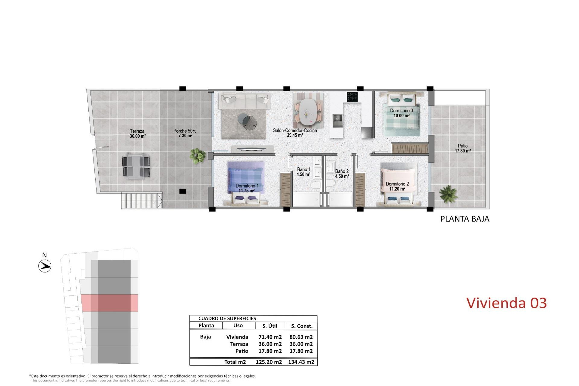 New Build - Apartment -
Pilar de la Horadada - pueblo