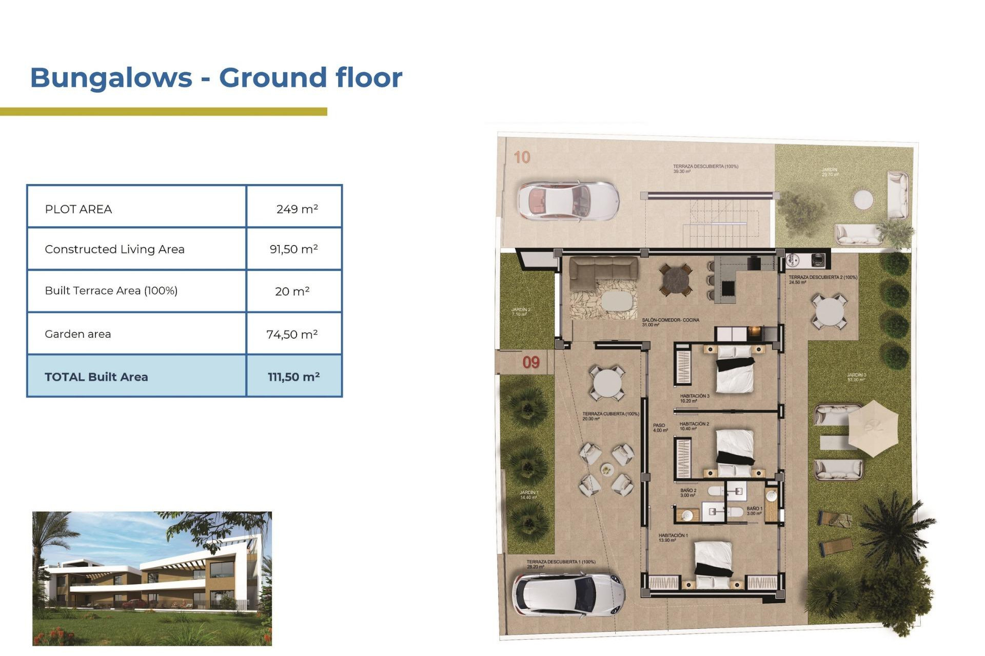 New Build - Bungalow -
Orihuela Costa - La Ciñuelica