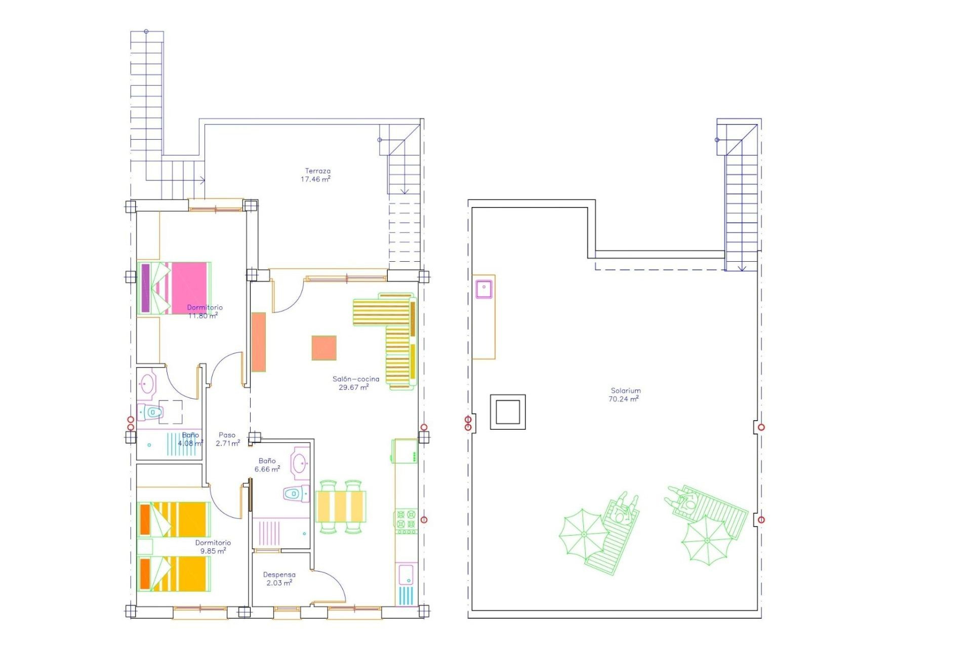 New Build - Bungalow -
San Javier - pueblo
