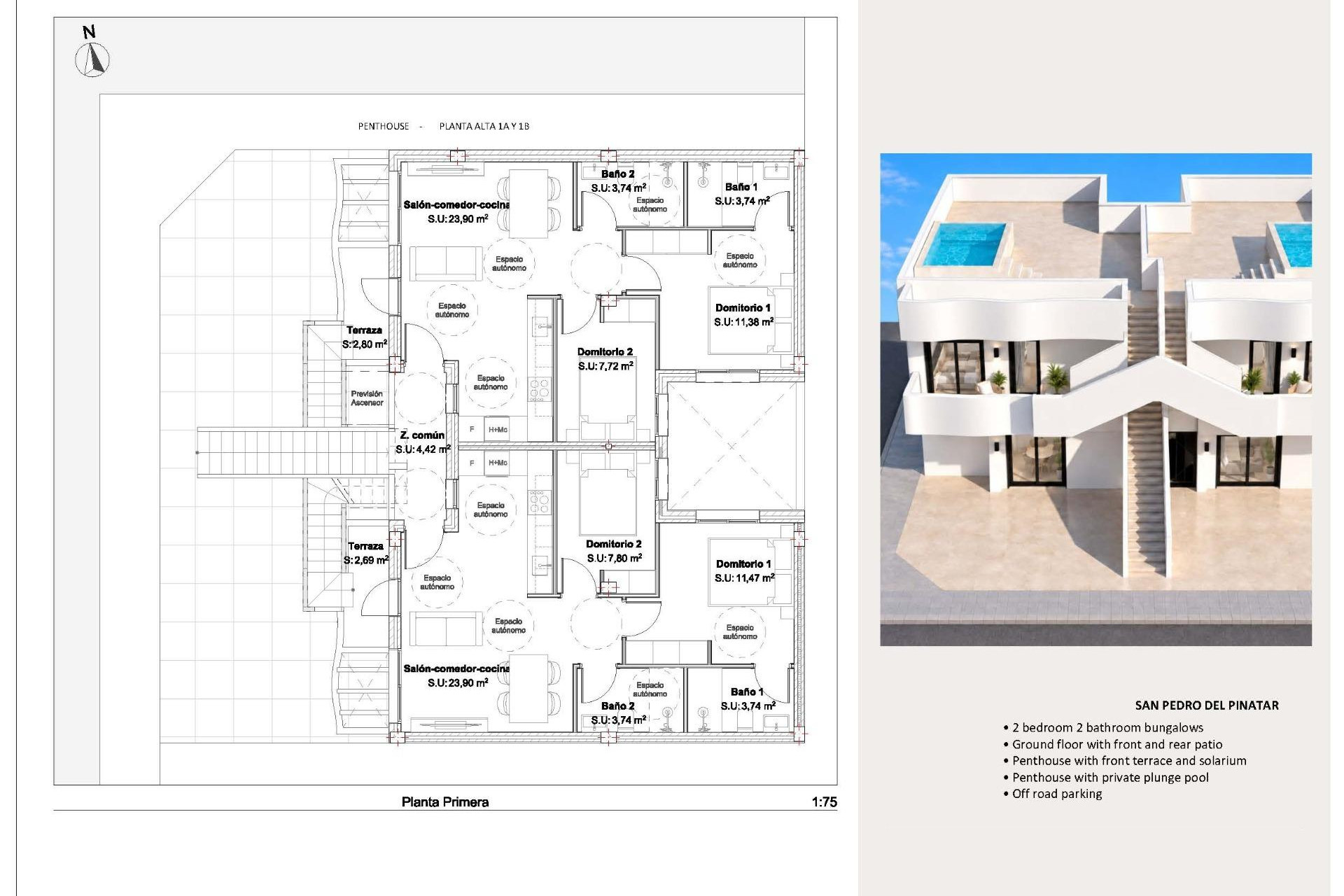 New Build - Bungalow -
San Pedro del Pinatar - Los Peñascos