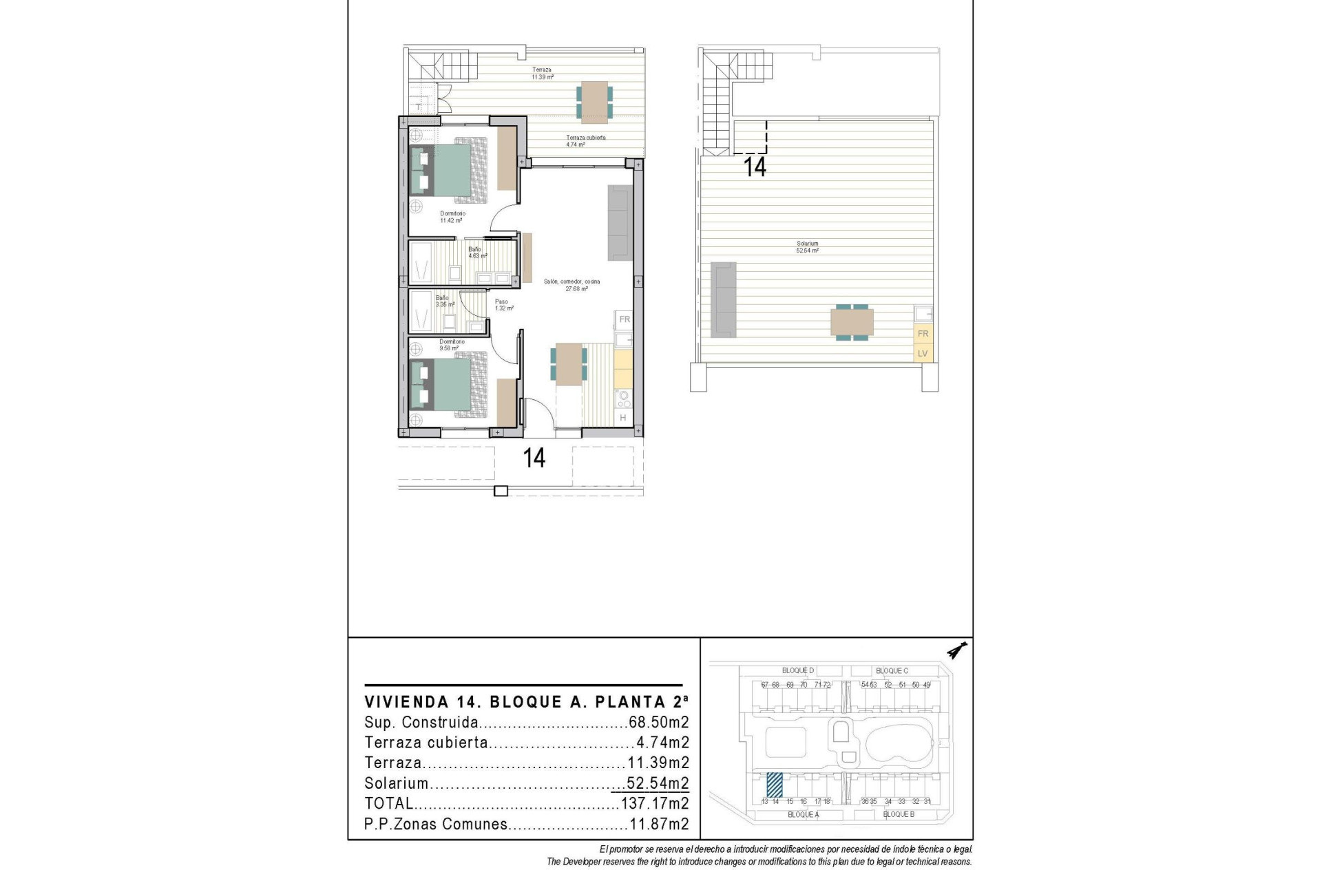 New Build - Penthouse -
Torre Pacheco - San Cayetano