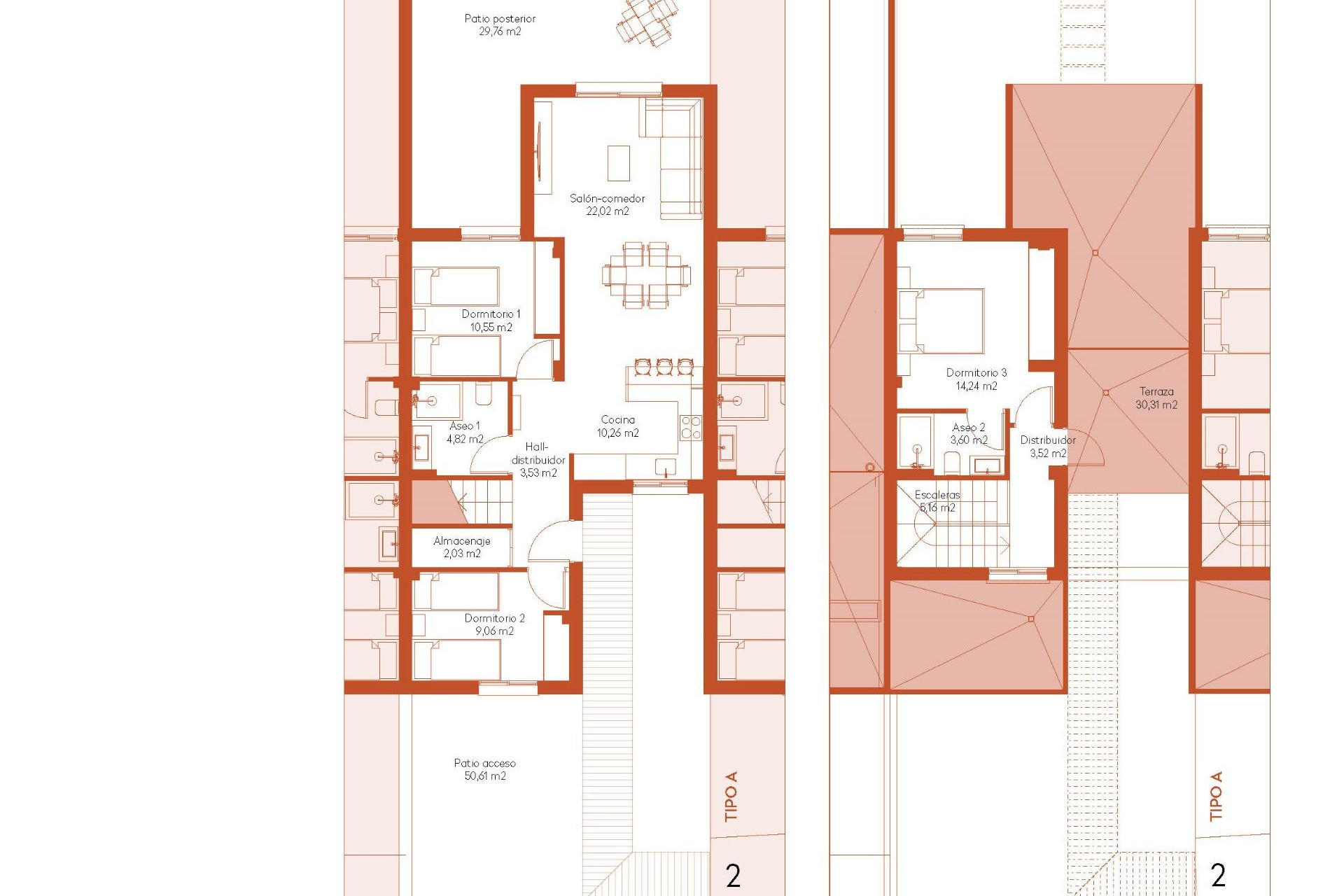 New Build - Townhouse -
Banos y Mendigo - Altaona Golf