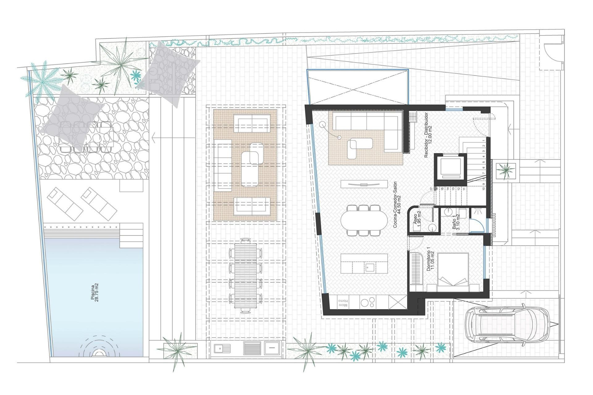 New Build - Villa -
Cabo de Palos - Cala Flores