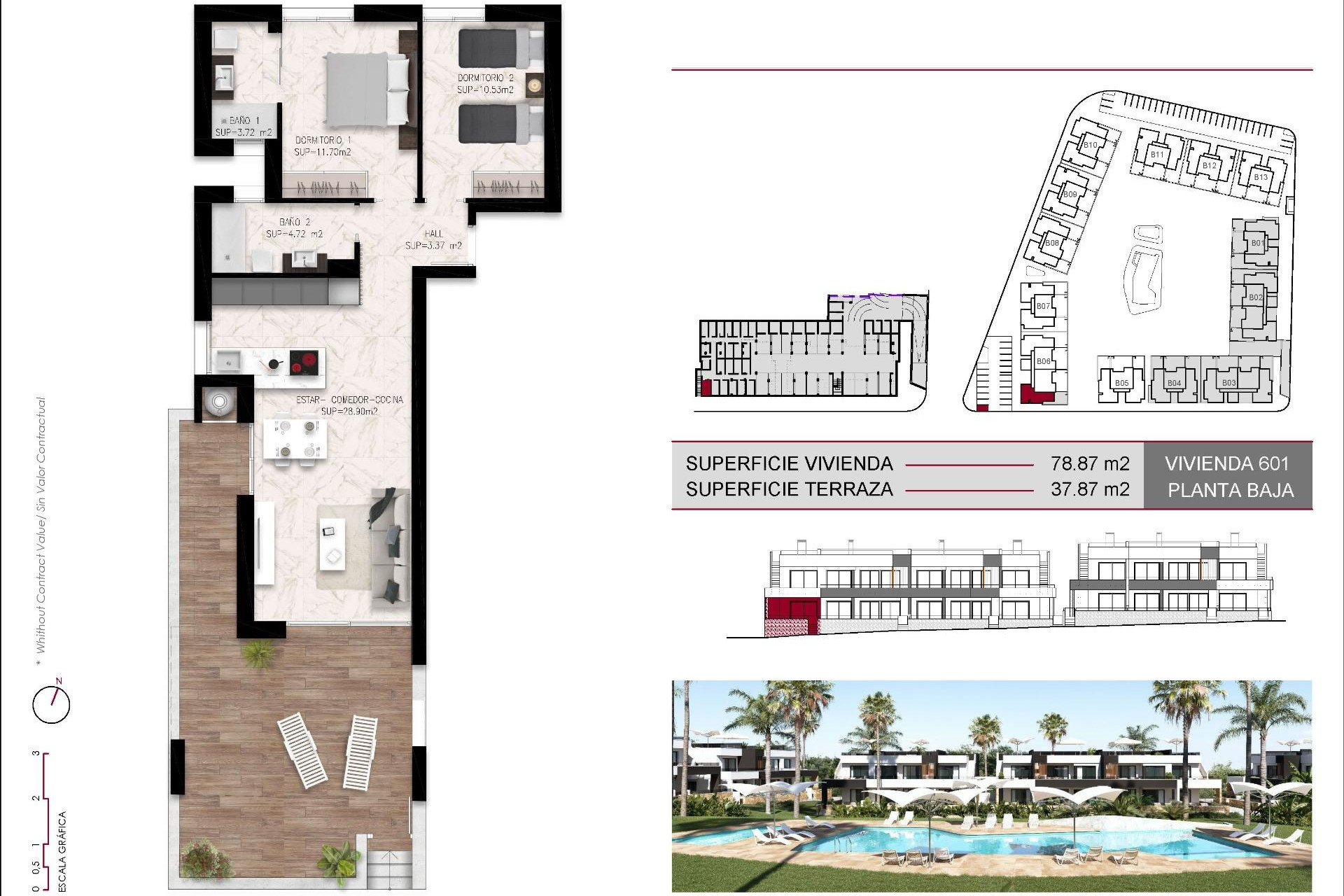 Nieuwbouw - Bungalow -
Ciudad Quesada - Lo Marabú