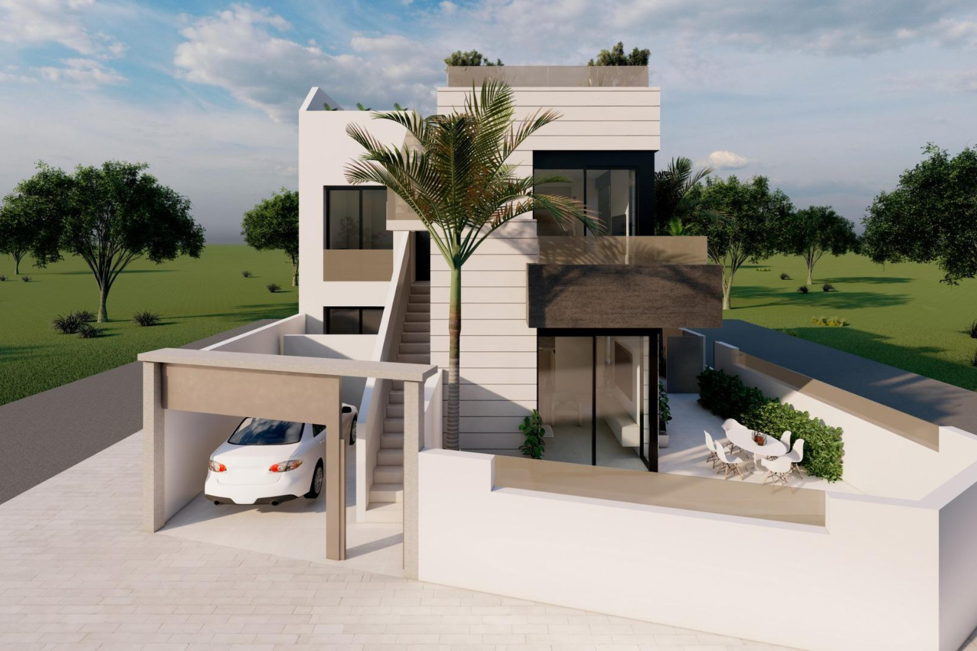 Nieuwbouw - Bungalow -
Pilar de la Horadada - pueblo