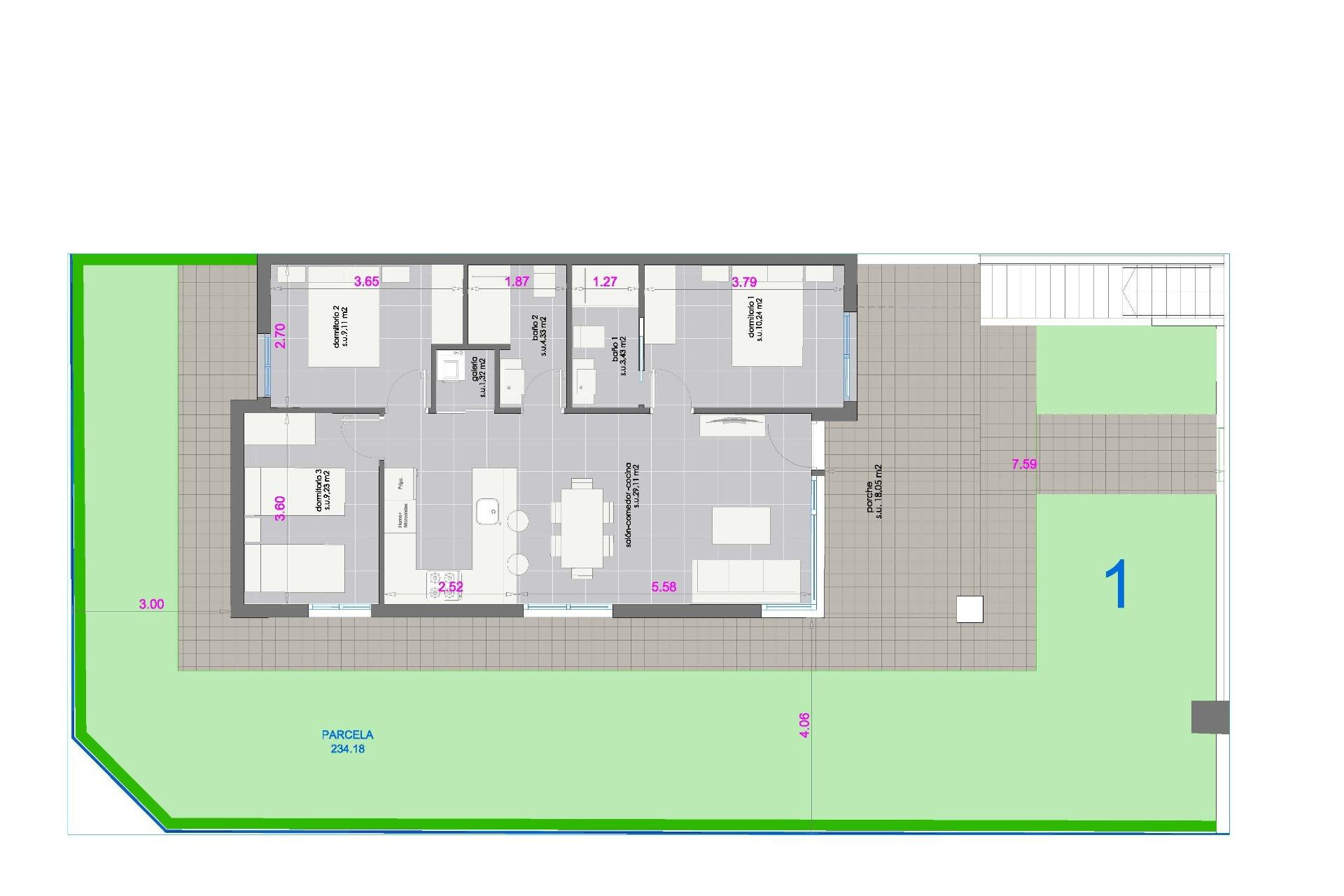 Nieuwbouw - Bungalow -
Pilar de la Horadada - pueblo