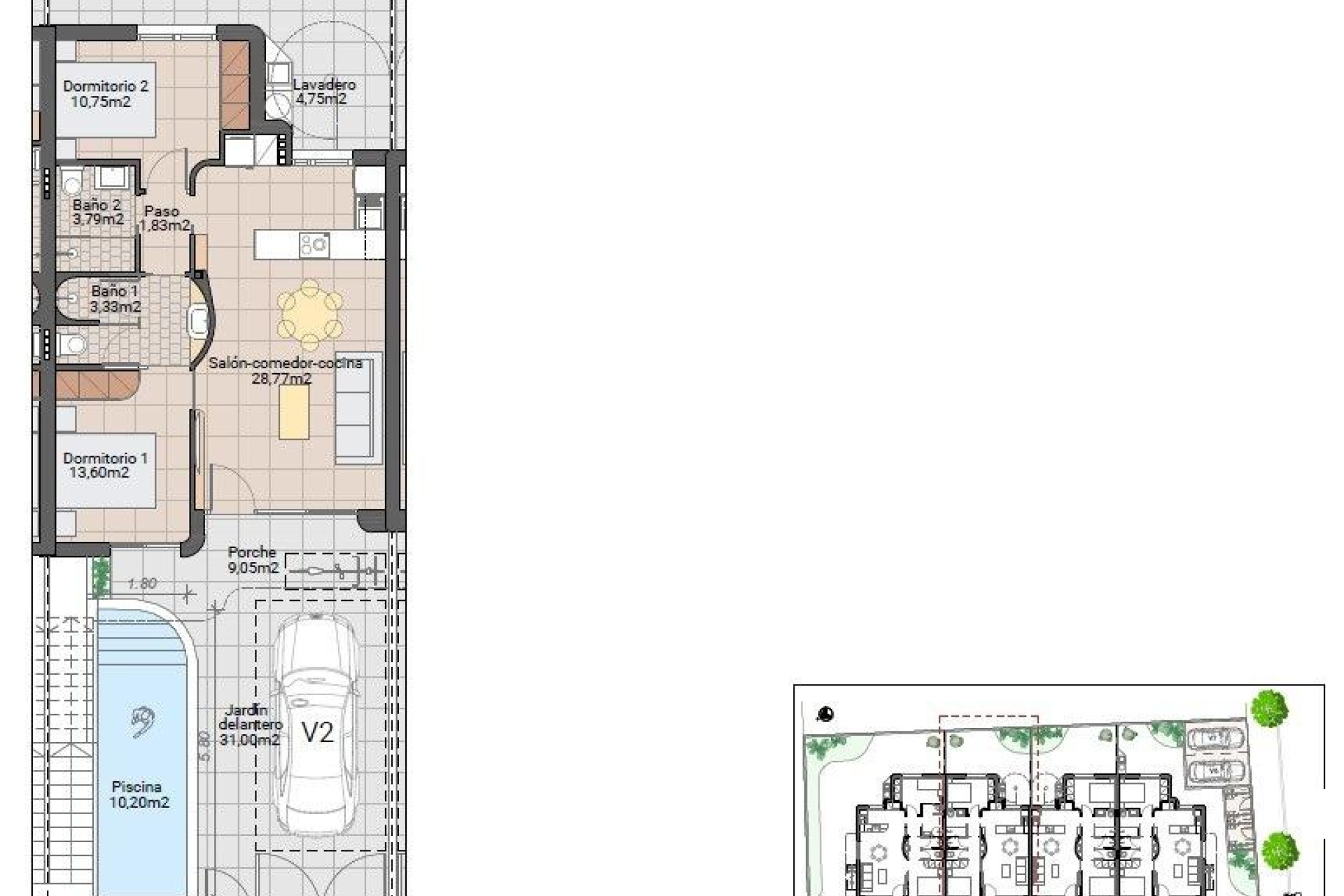 Nieuwbouw - Bungalow -
Pilar de la Horadada - pueblo