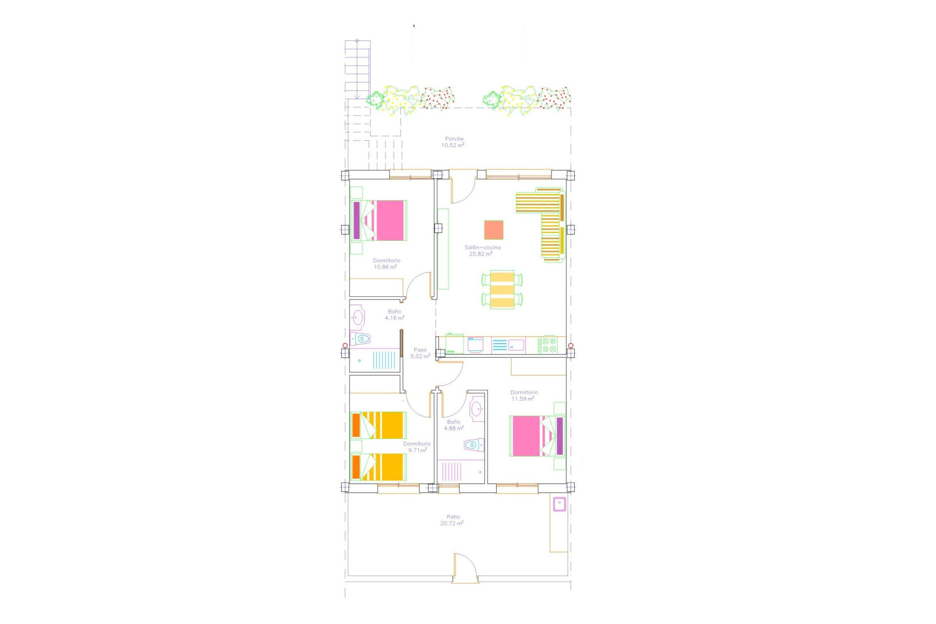 Nieuwbouw - Bungalow -
San Javier - pueblo