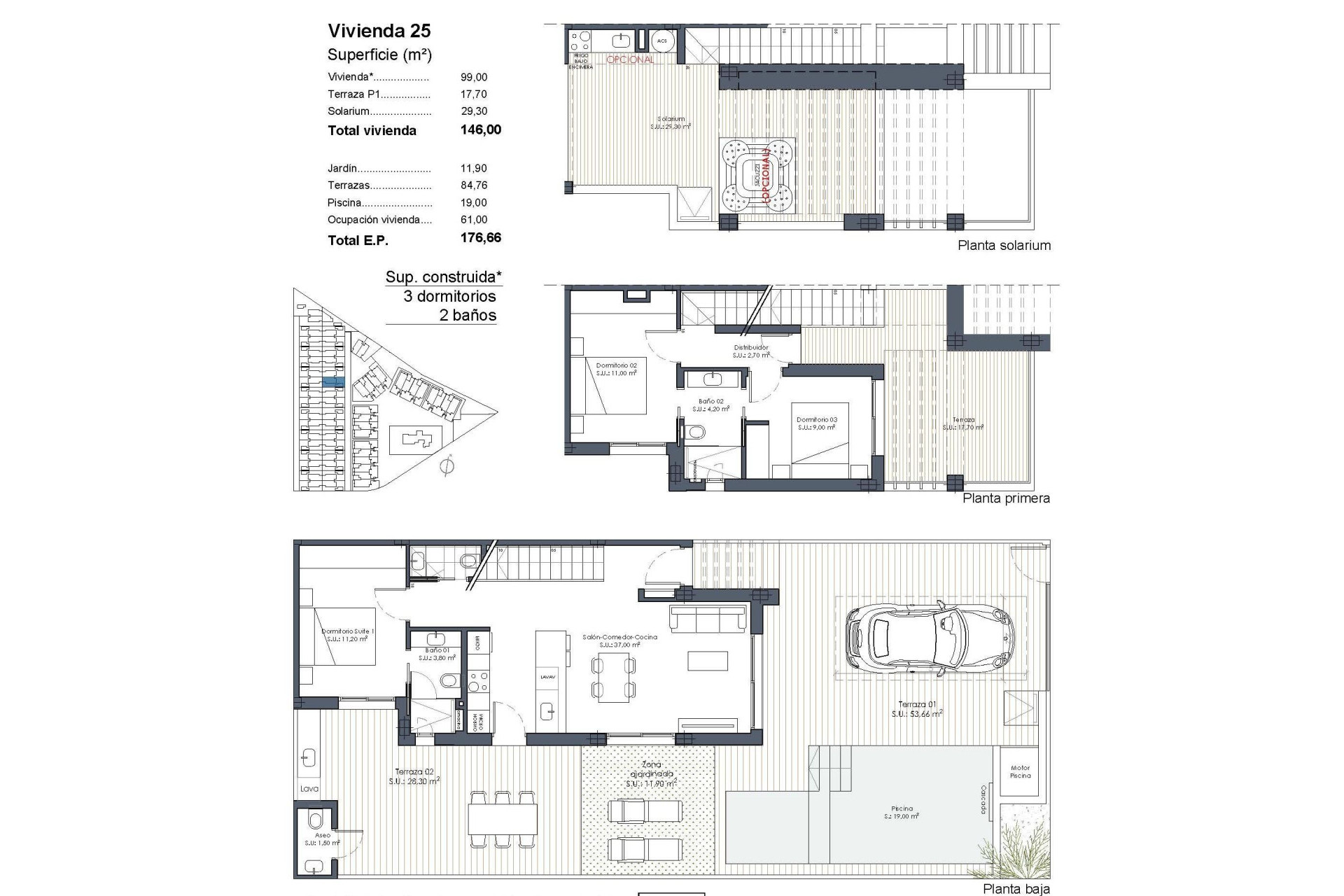 Nieuwbouw - Herenhuis -
Los Alcazares - Serena Golf