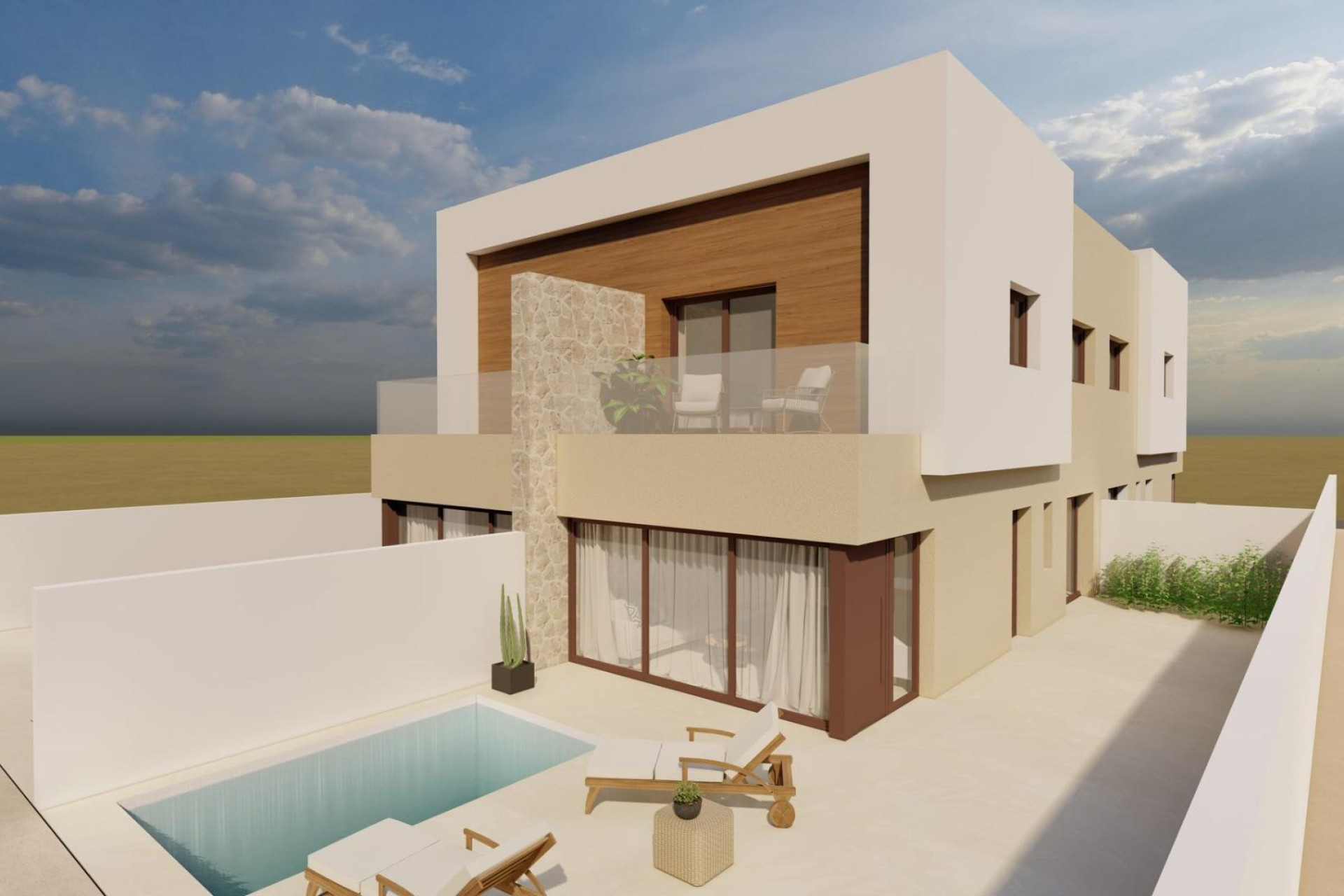 Nieuwbouw - Herenhuis -
San Javier - pueblo