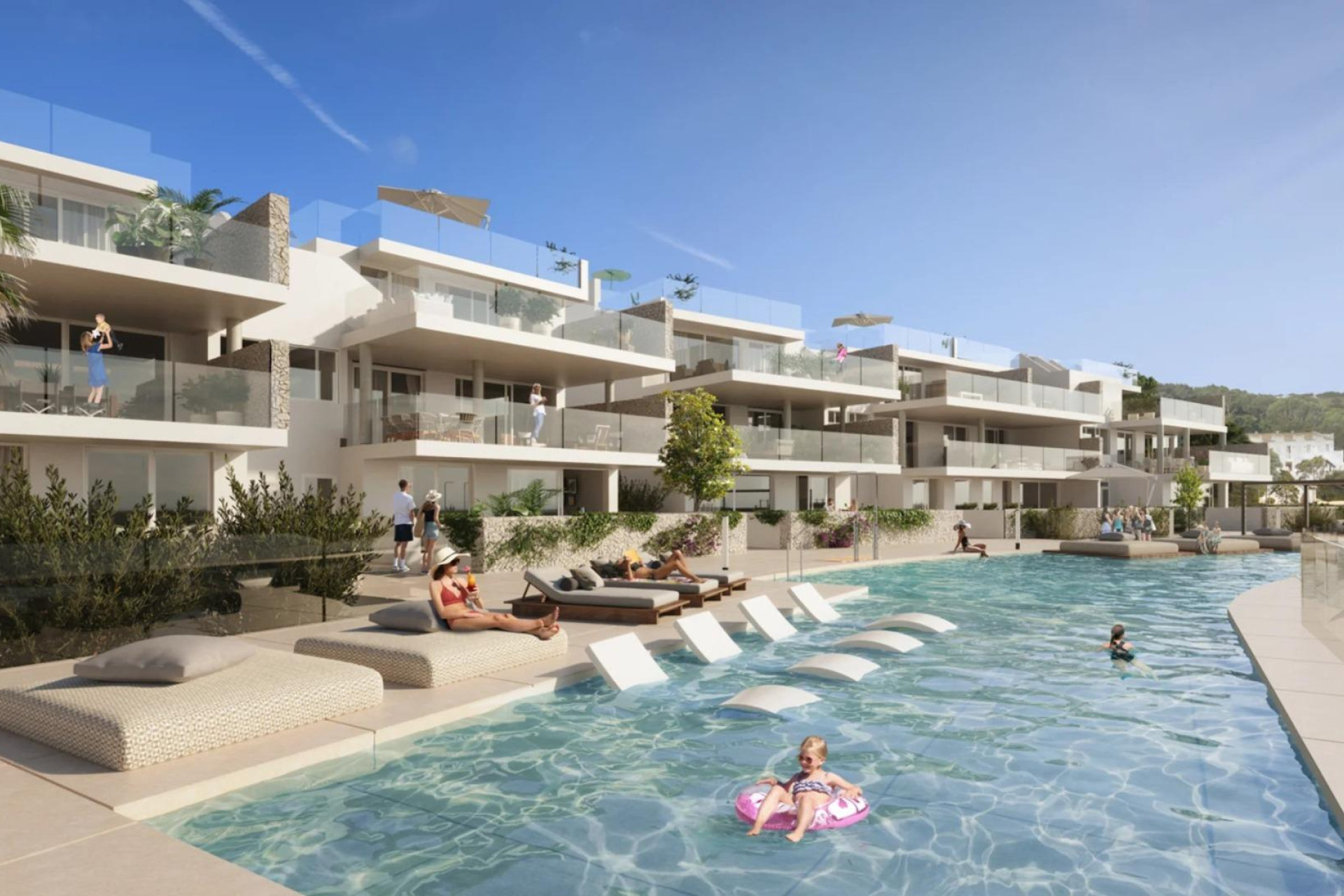 Nieuwbouw - Penthouse -
Arenal d´en Castell - pueblo