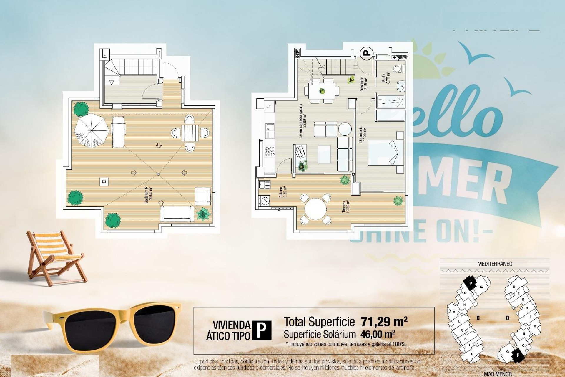 Nieuwbouw - Penthouse -
La Manga del Mar Menor - La Manga