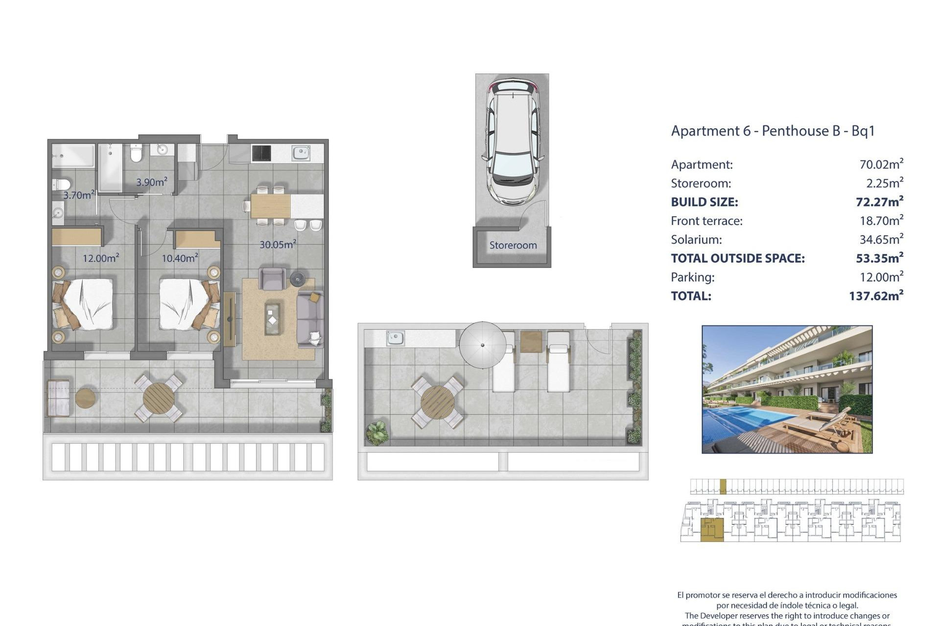 Nieuwbouw - Penthouse -
Los Alcazares - Los Narejos