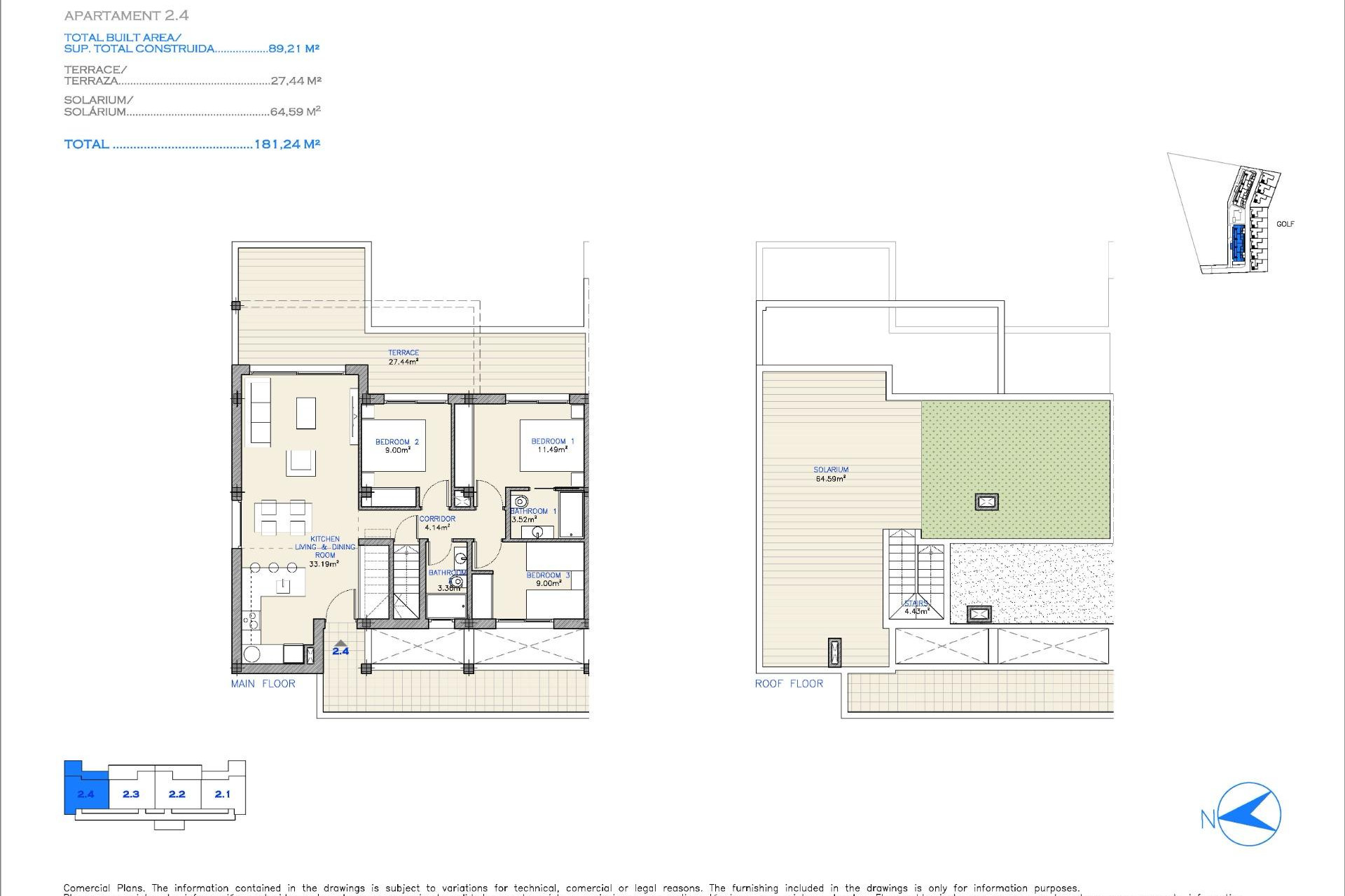 Nieuwbouw - Penthouse -
Los Alcazares - Serena Golf