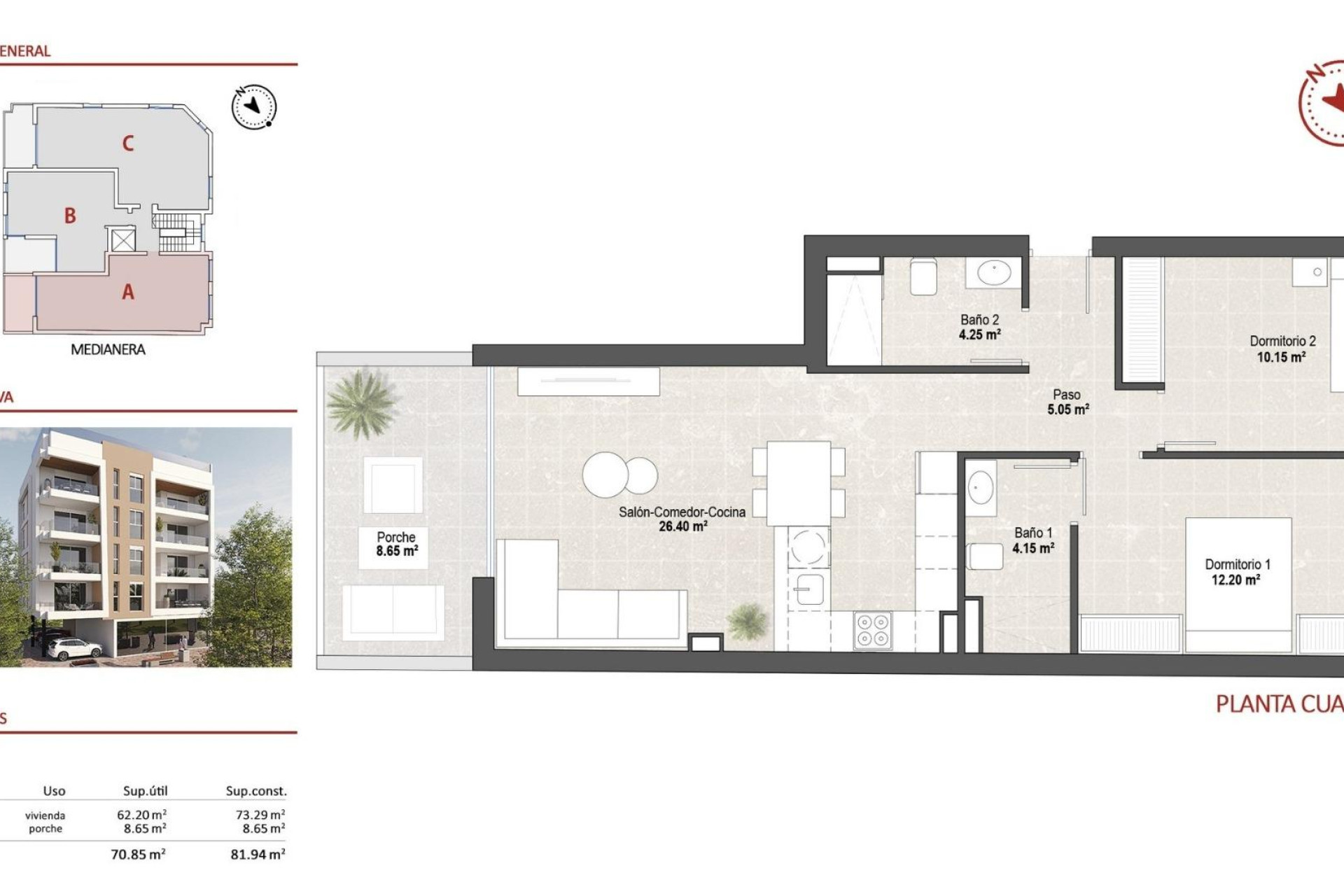 Nieuwbouw - Penthouse -
San Pedro del Pinatar - Lo Pagan
