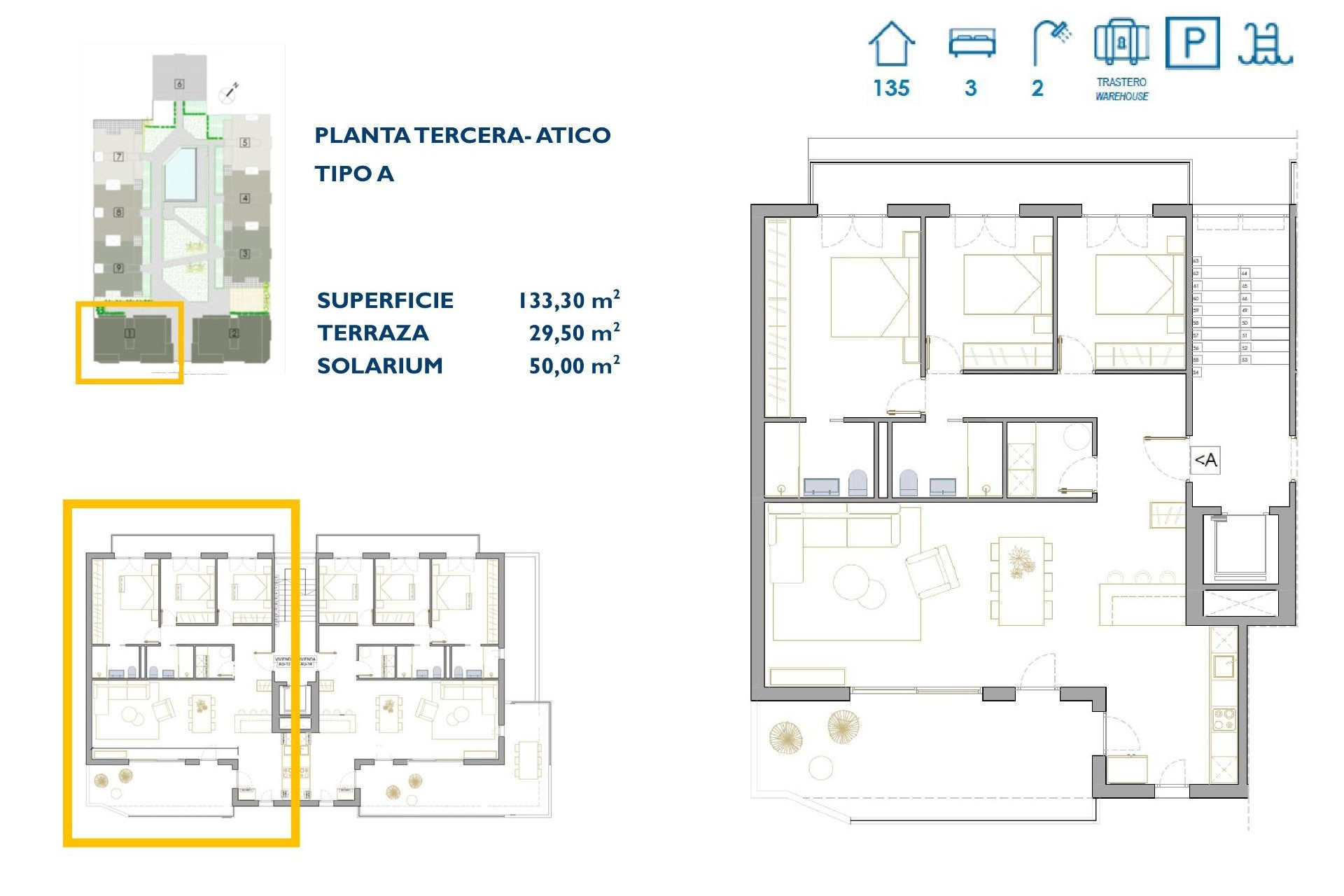 Nieuwbouw - Penthouse -
San Pedro del Pinatar - Pueblo