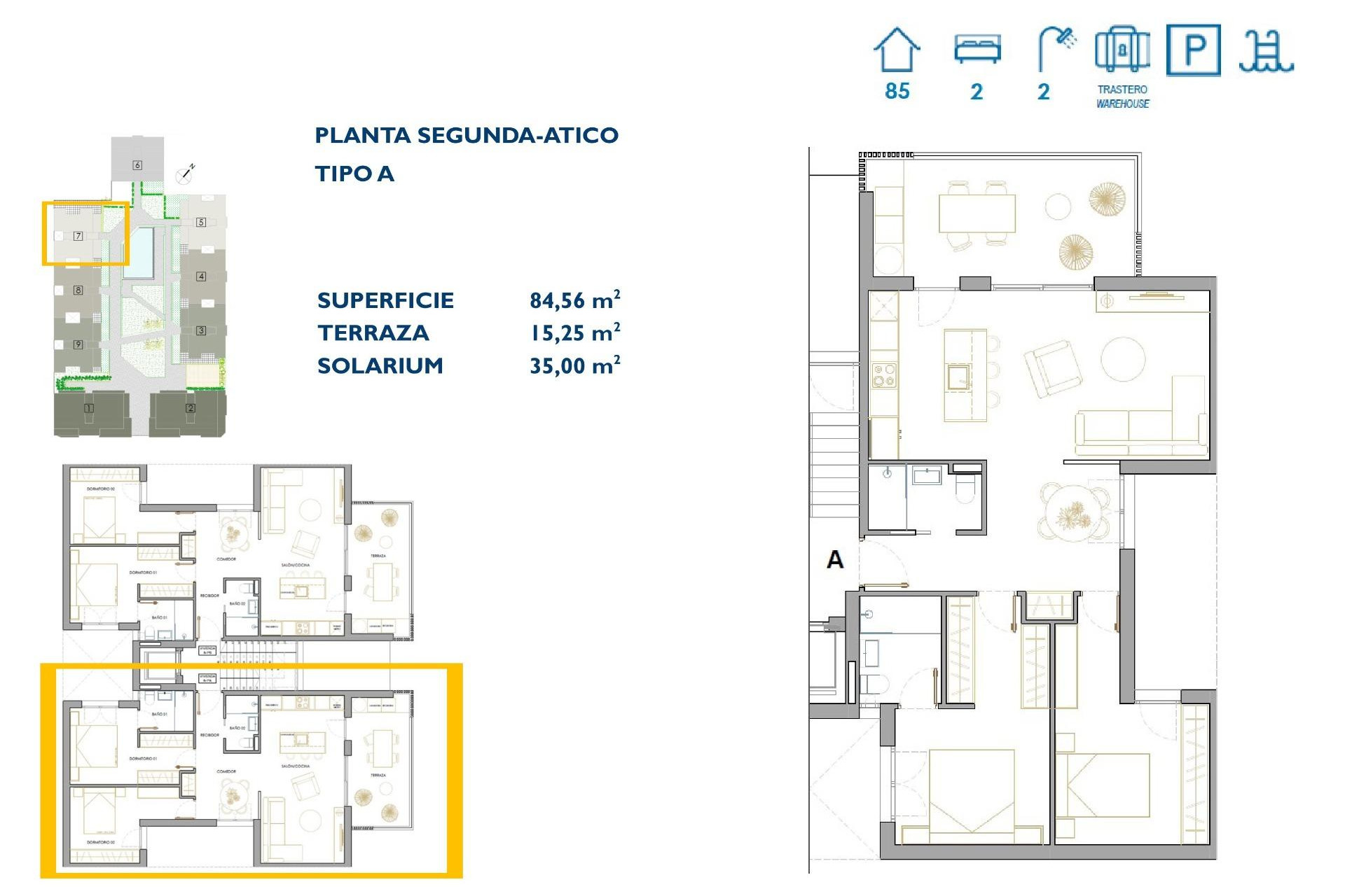 Nieuwbouw - Penthouse -
San Pedro del Pinatar - Pueblo