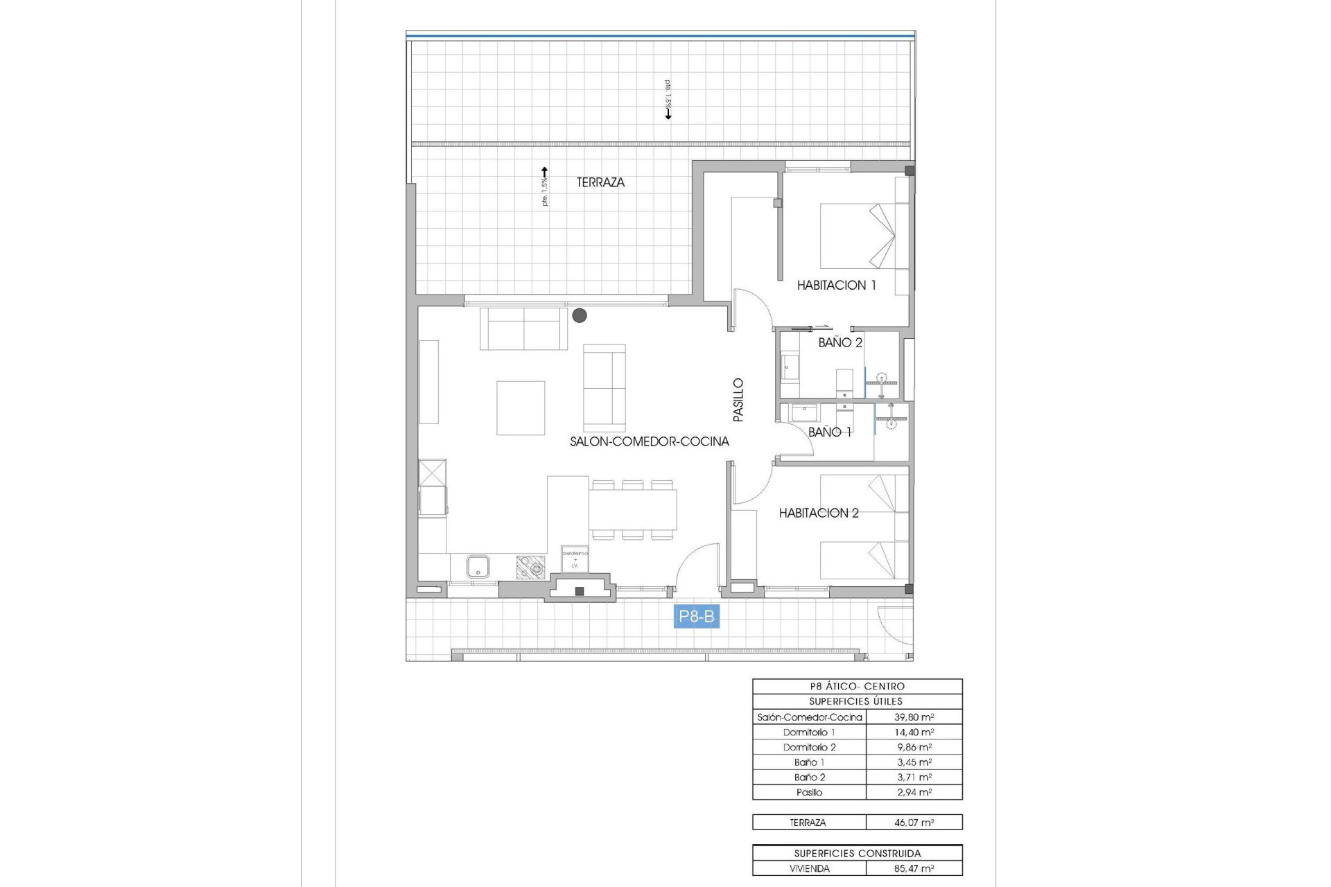 Nieuwbouw - Penthouse -
Villajoyosa - Cala de Finestrat