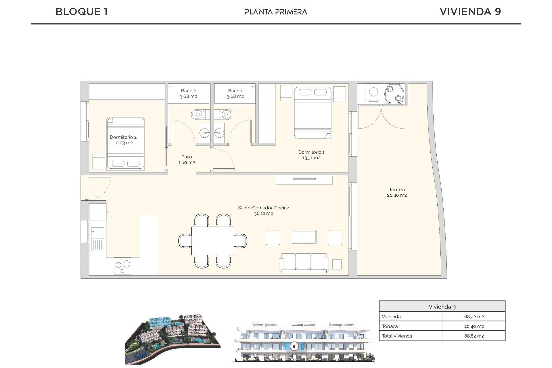 Nieuwbouw - Plat -
Finestrat - Golf Piug Campana