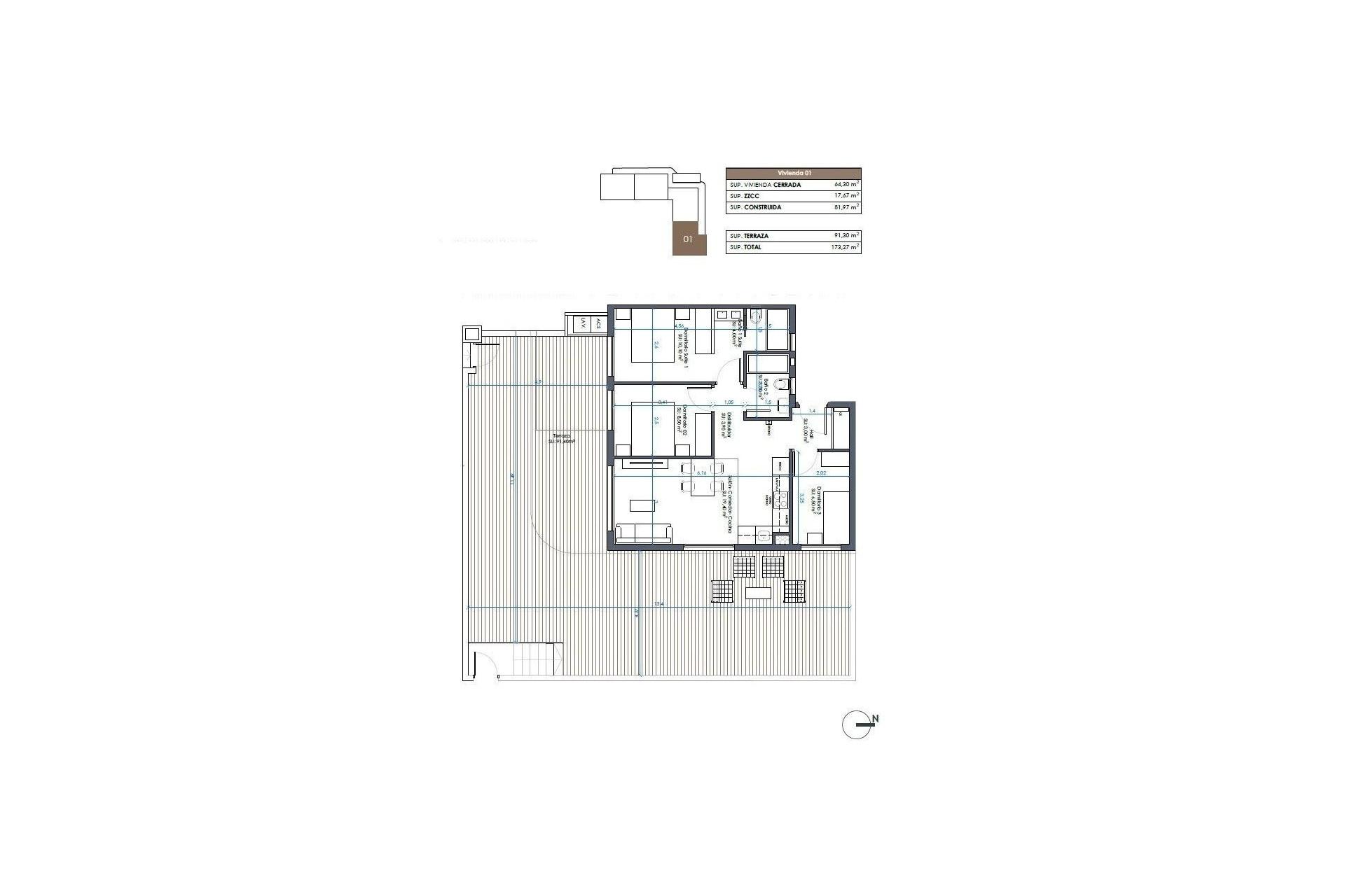 Nieuwbouw - Plat -
Guardamar del Segura - Camino del Puerto