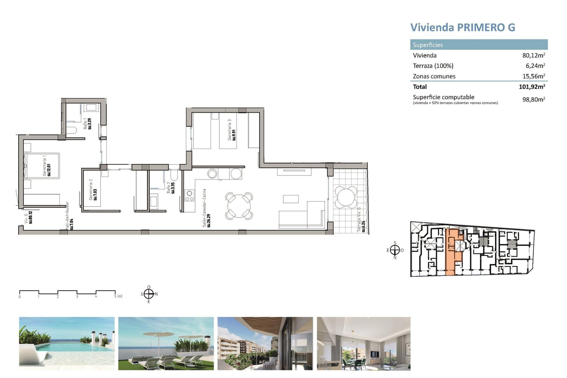 Nieuwbouw - Plat -
Guardamar del Segura - Pueblo