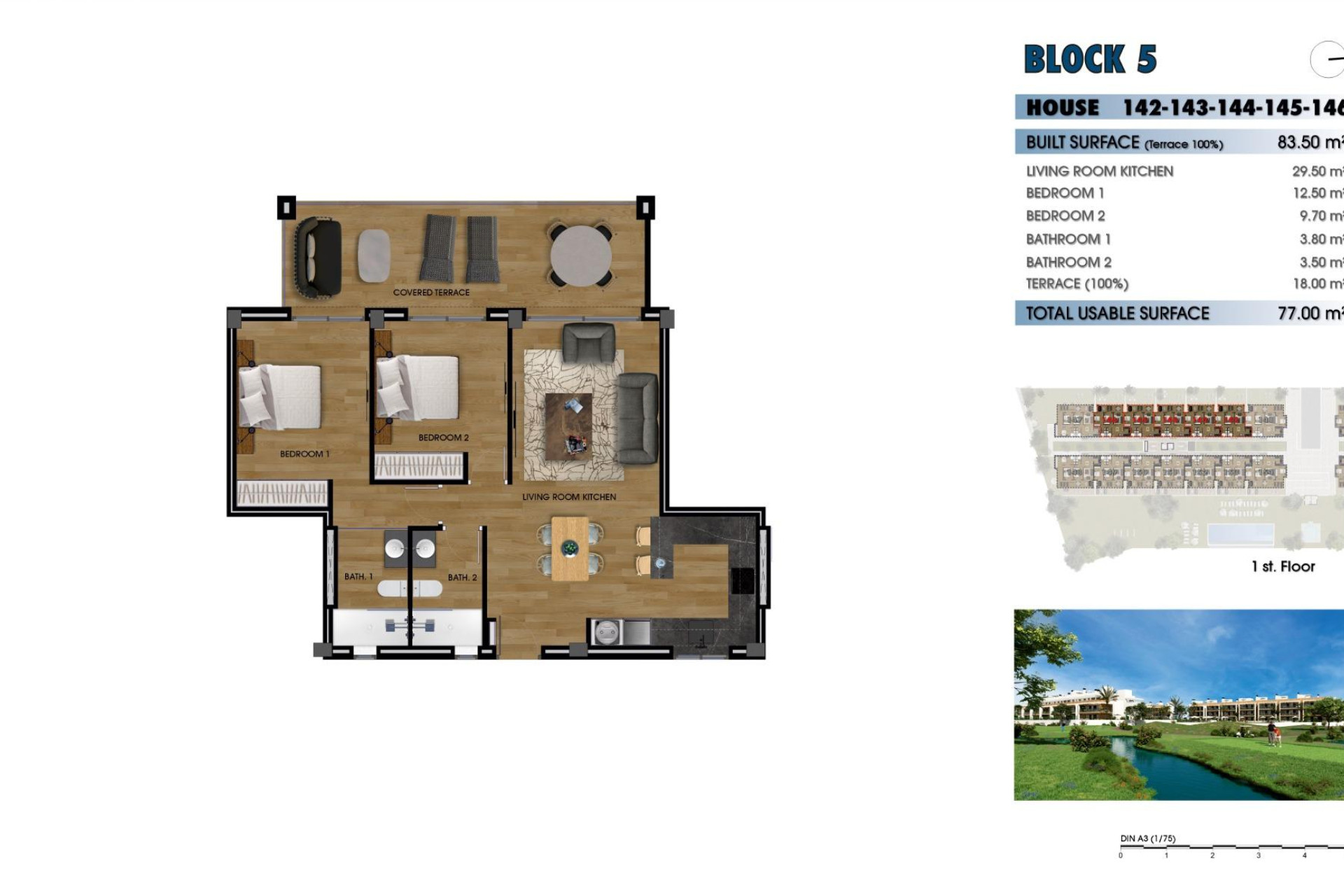 Nieuwbouw - Plat -
Los Alcazares - La Serena Golf