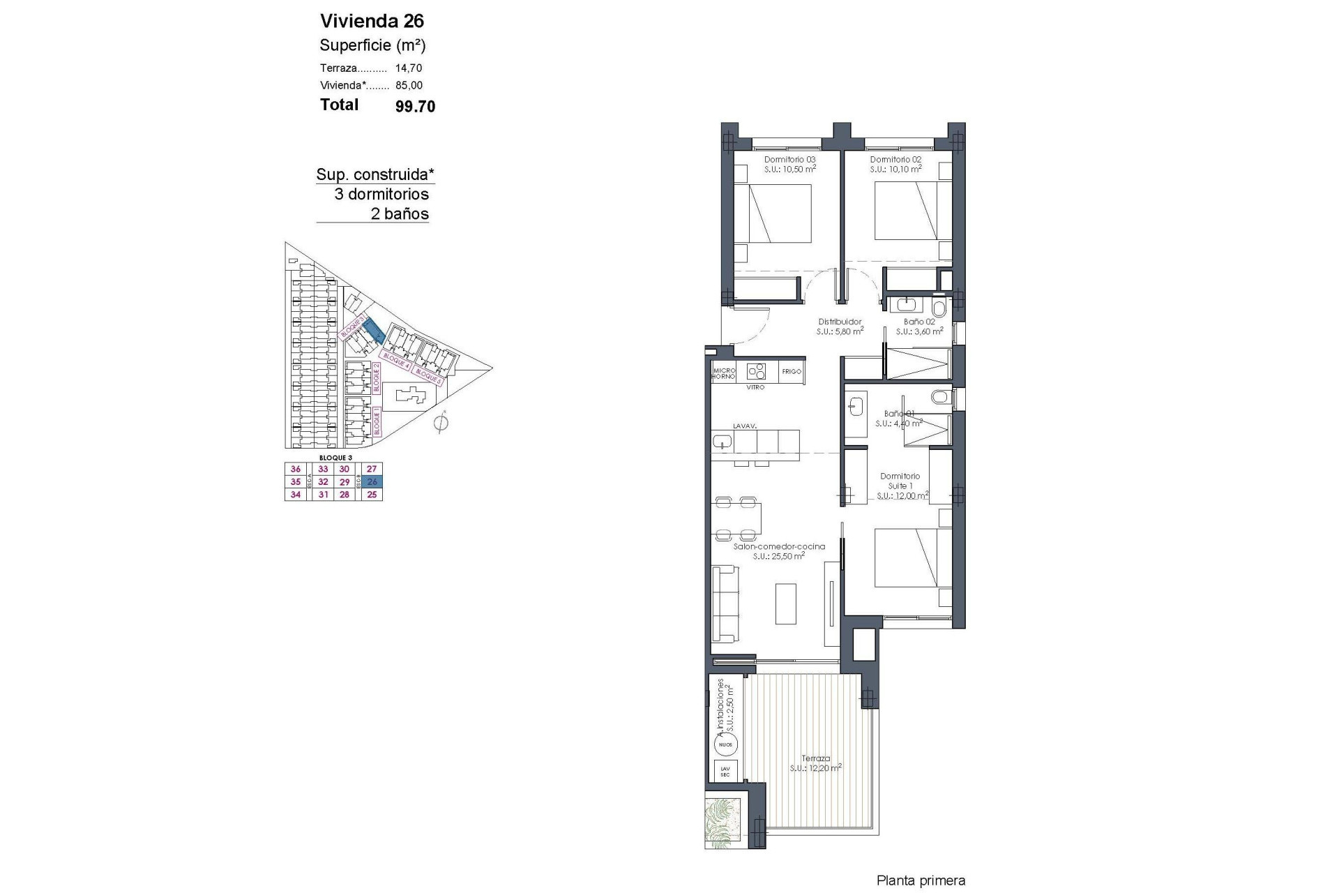 Nieuwbouw - Plat -
Los Alcazares - Serena Golf