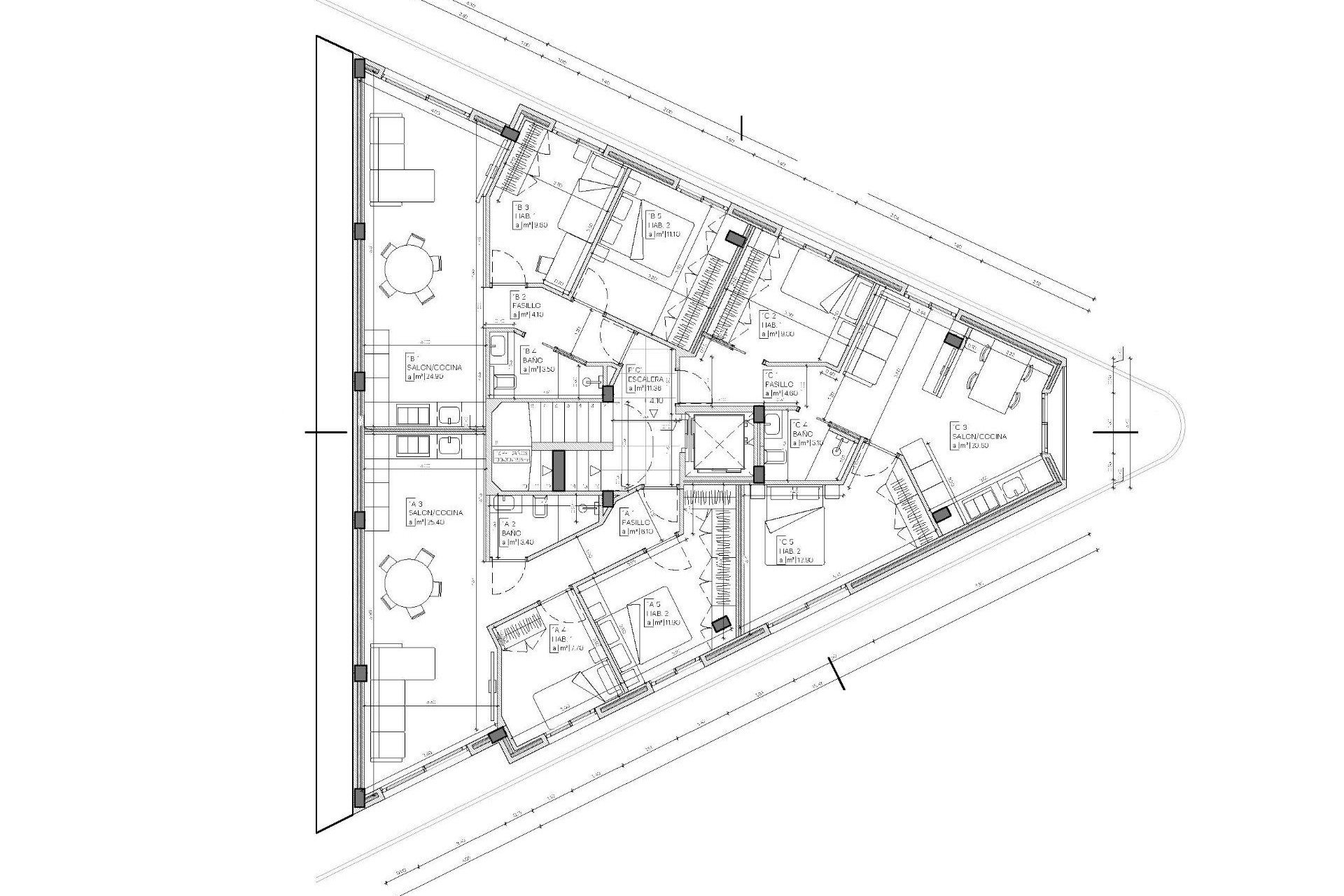 Nieuwbouw - Plat -
Mazarron - pueblo