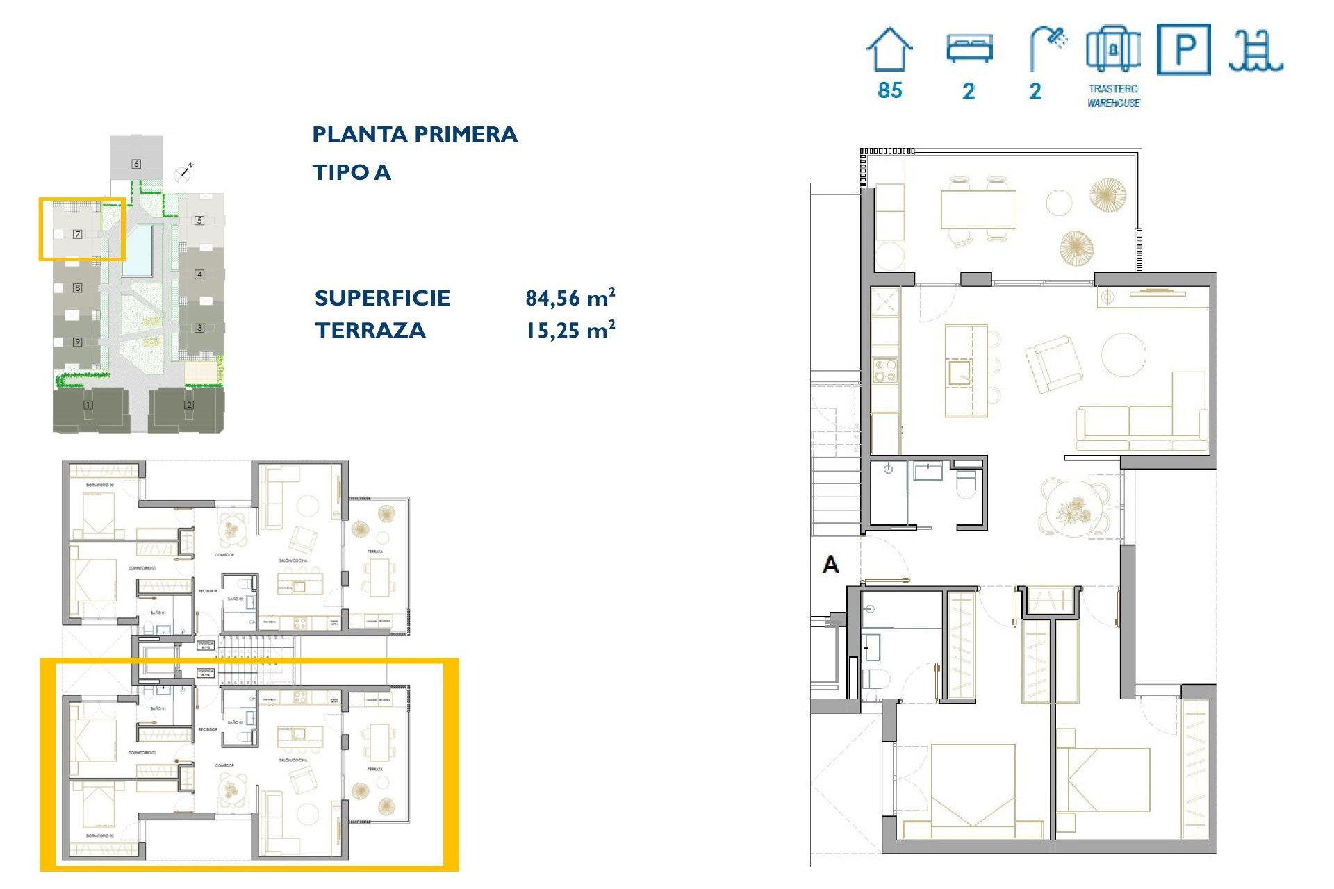 Nieuwbouw - Plat -
San Pedro del Pinatar - Pueblo