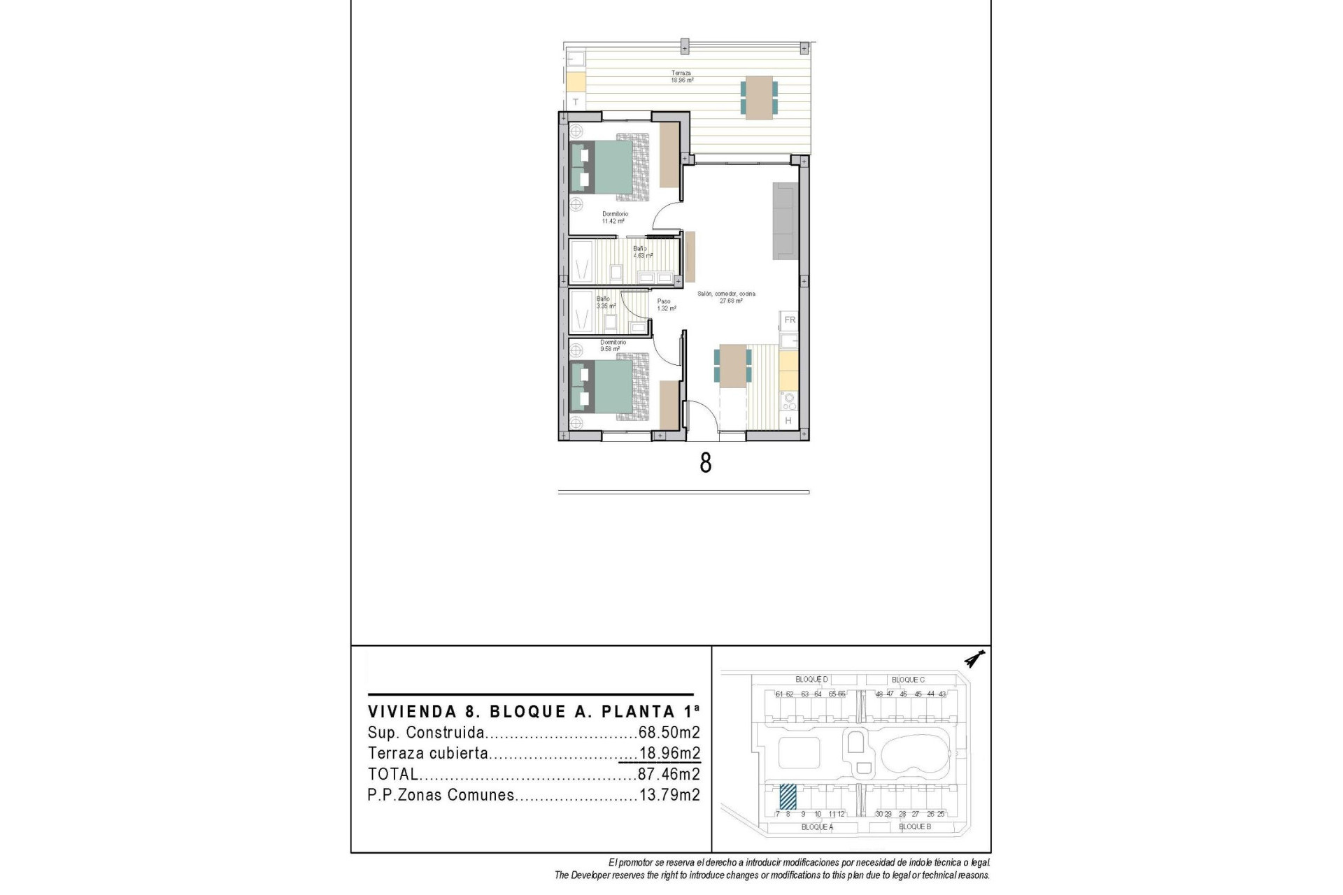 Nieuwbouw - Plat -
Torre Pacheco - San Cayetano