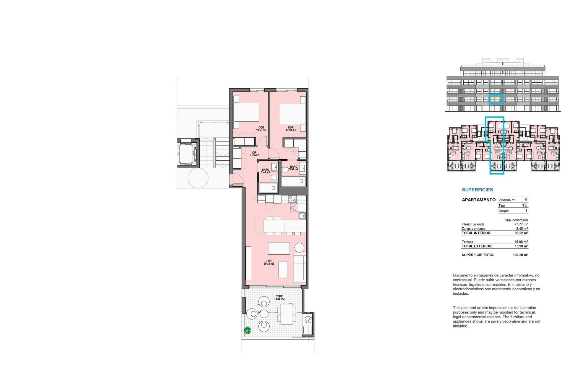 Nieuwbouw - Plat -
Torre Pacheco - Santa Rosalia Lake And Life Resort