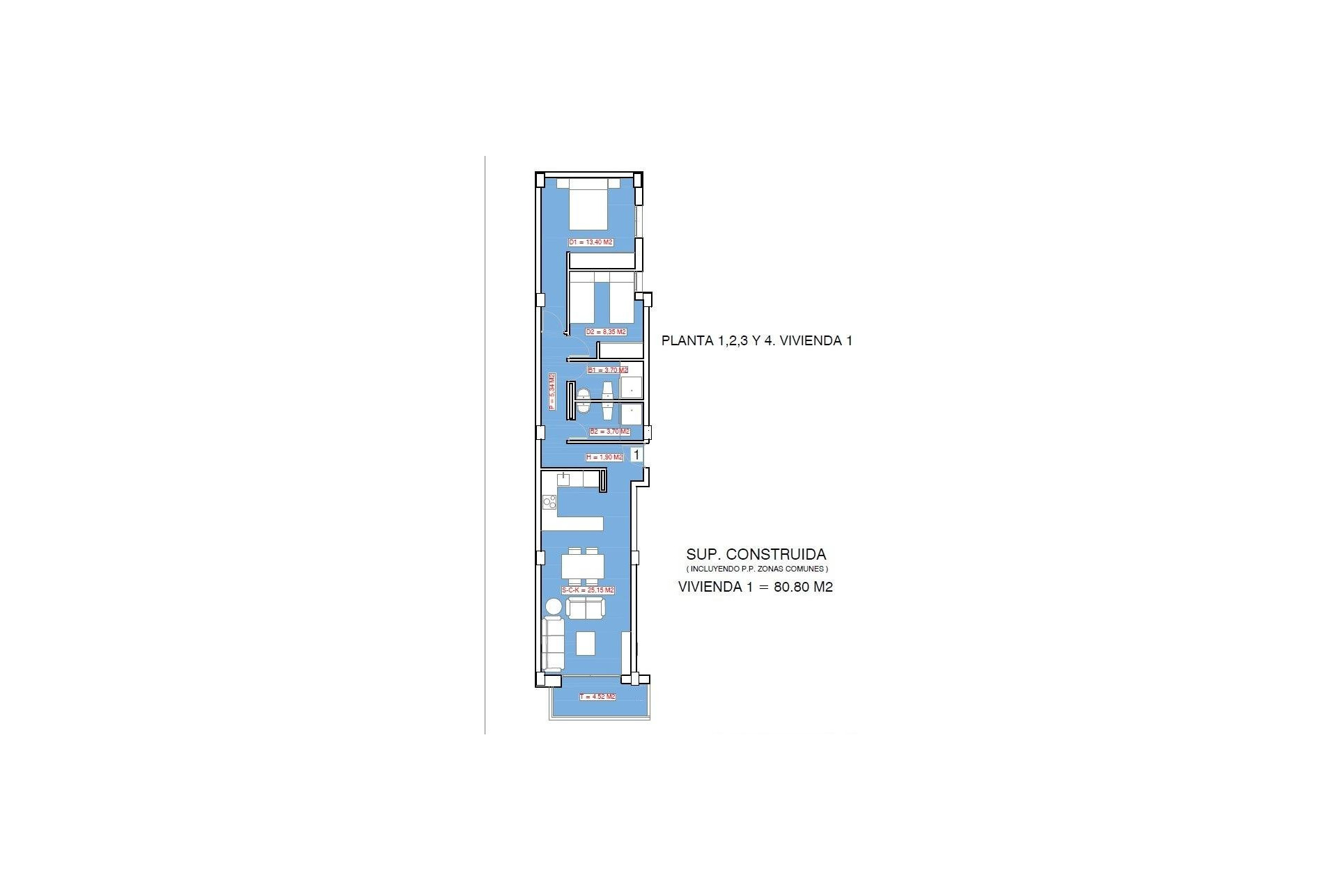 Nieuwbouw - Plat -
Torrevieja - Playa El Acequión
