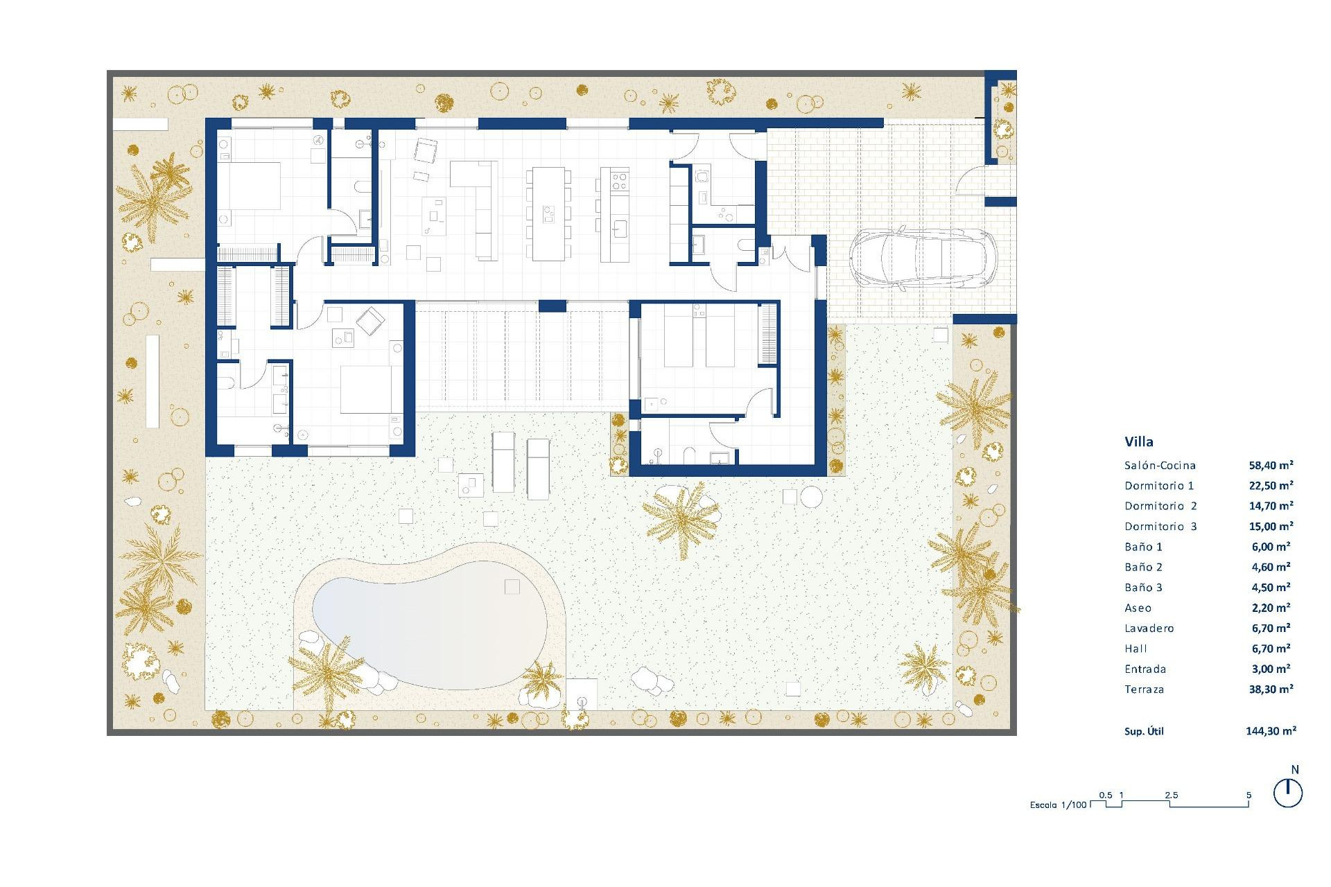 Nieuwbouw - Villa -
Banos y Mendigo - Altaona Golf And Country Village