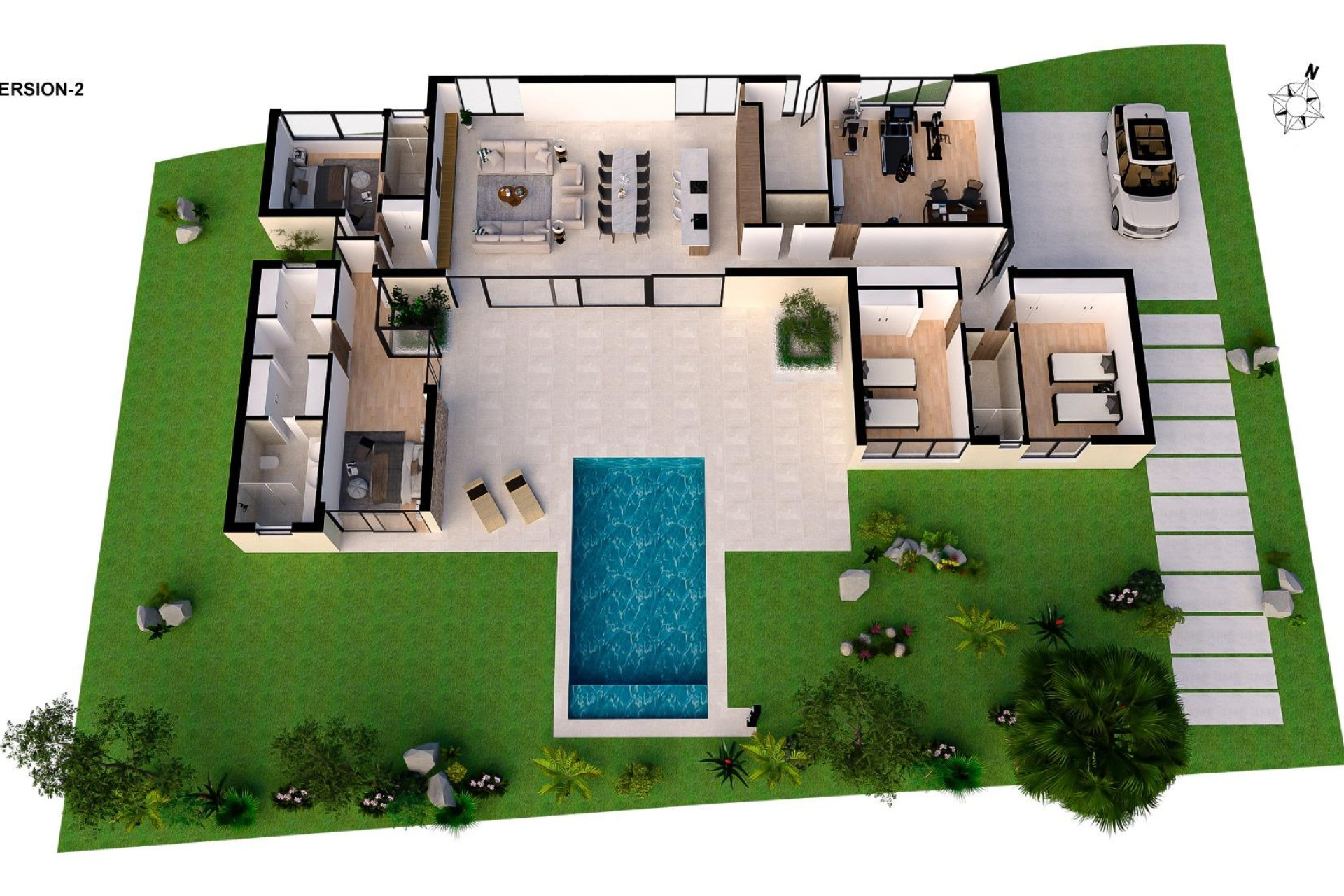 Nieuwbouw - Villa -
Banos y Mendigo - Altaona Golf And Country Village