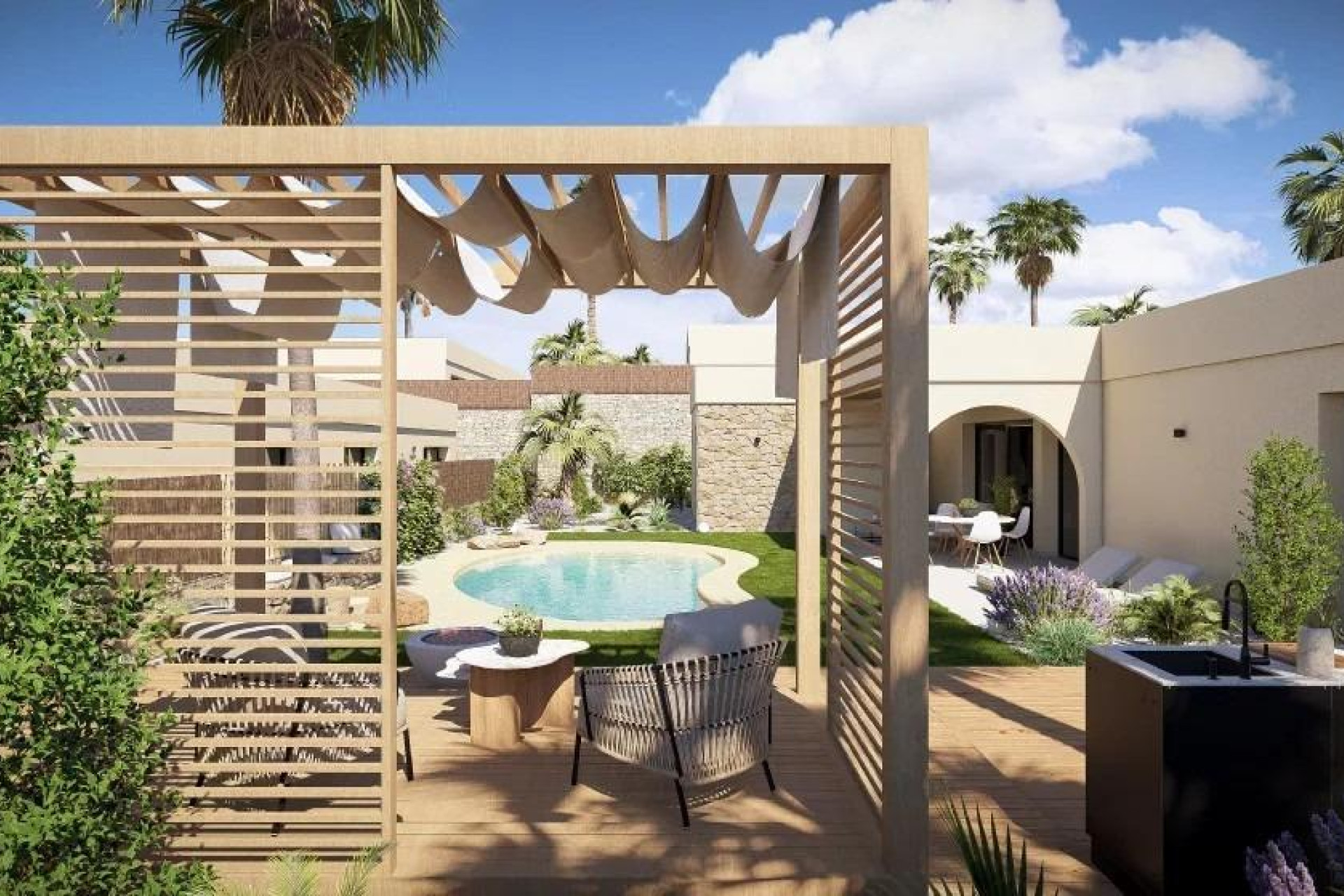 Nieuwbouw - Villa -
Banos y Mendigo - Altaona Golf