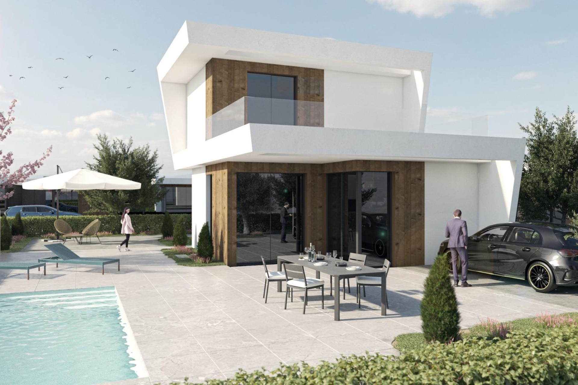 Nieuwbouw - Villa -
Banos y Mendigo - Altaona Golf