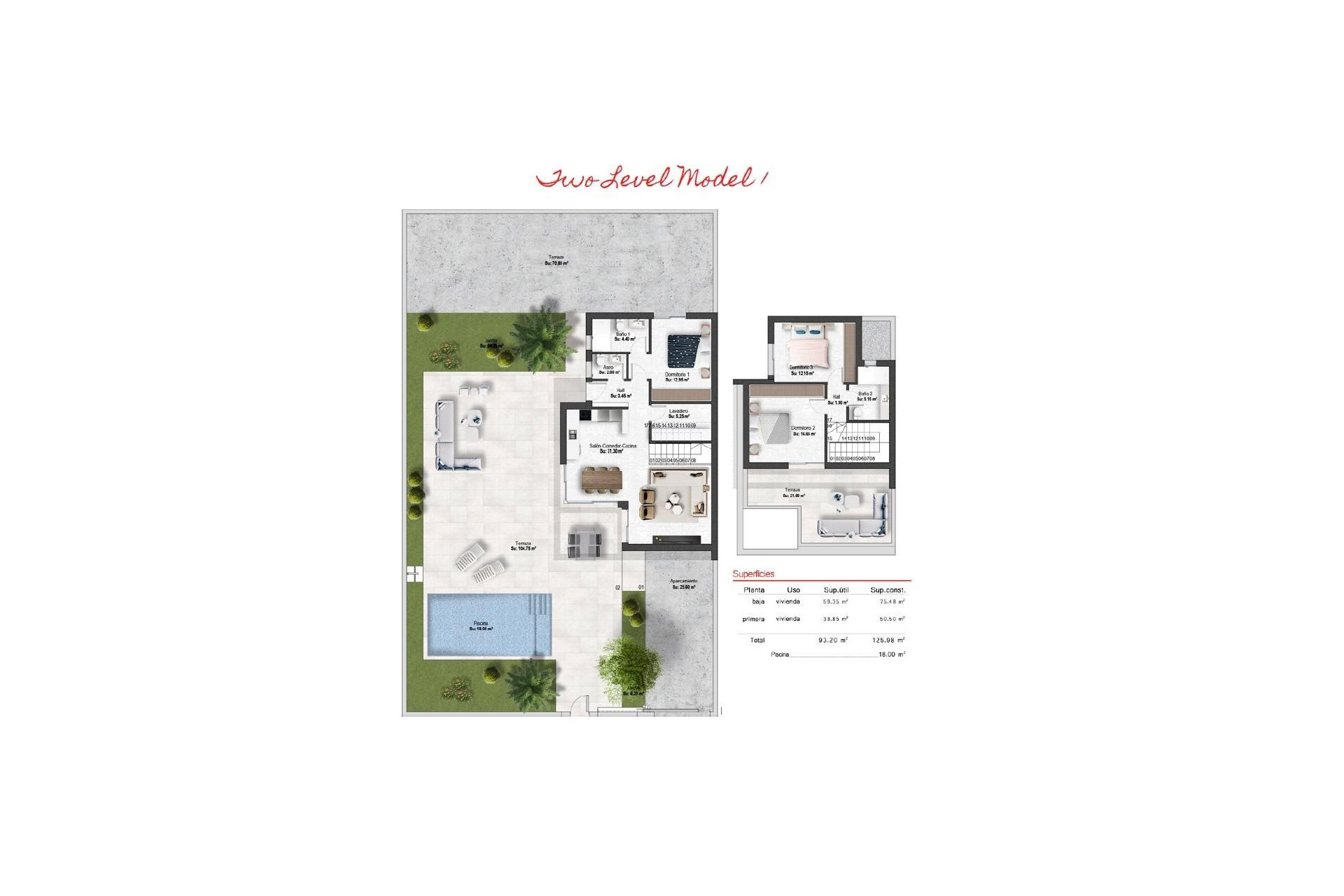 Nieuwbouw - Villa -
Banos y Mendigo - Altaona Golf