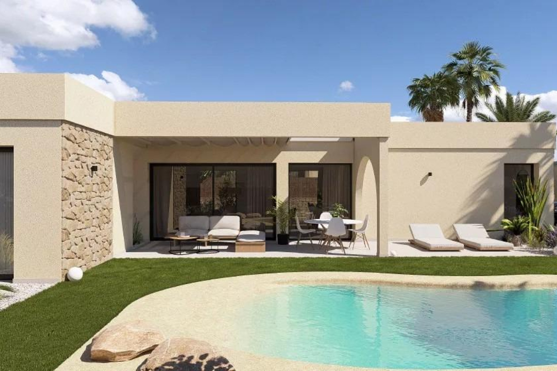 Nieuwbouw - Villa -
Banos y Mendigo - Altaona Golf