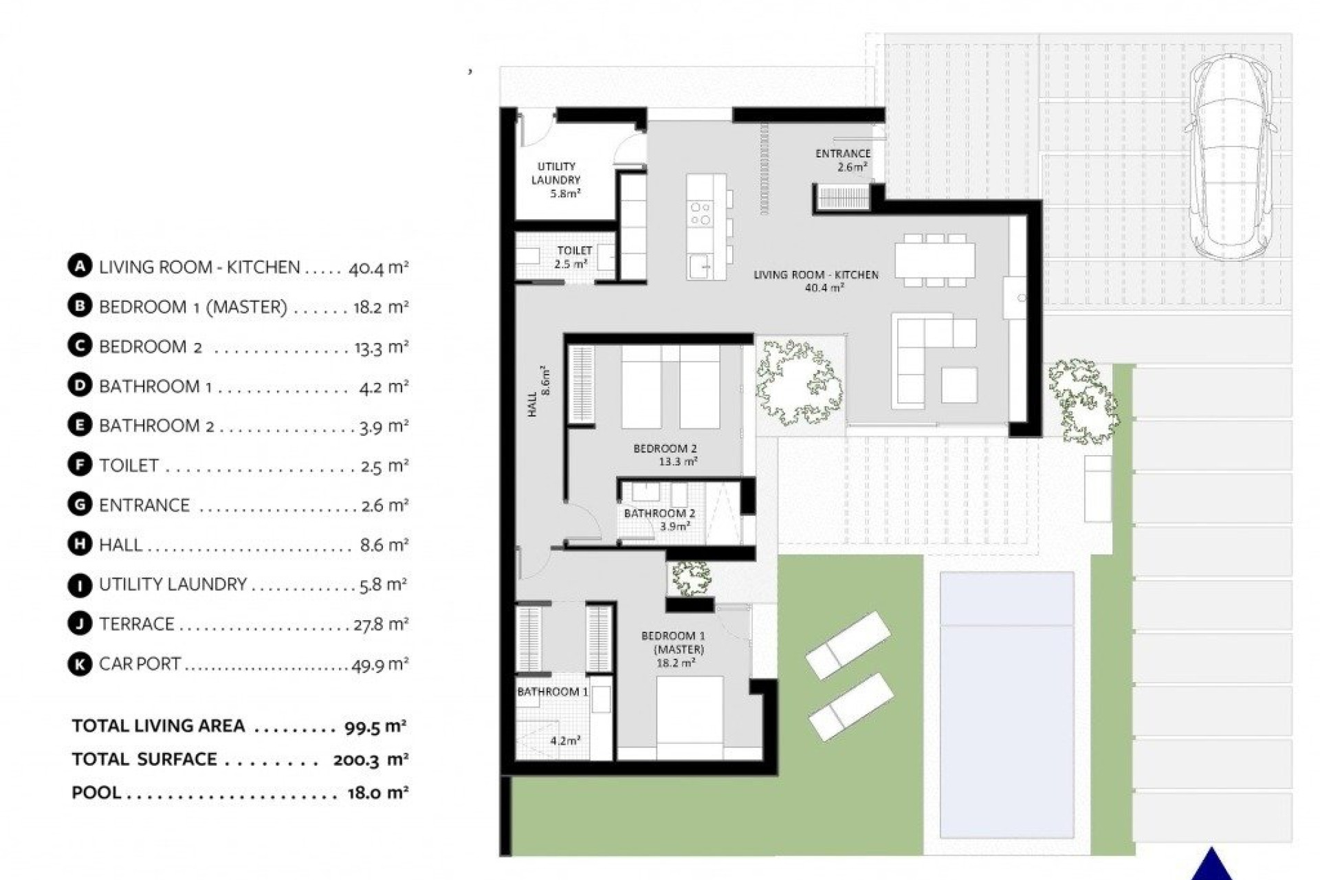 Nieuwbouw - Villa -
Banos y Mendigo - Altaona Golf