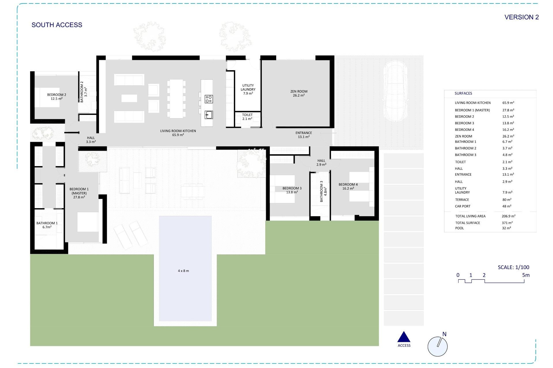 Nieuwbouw - Villa -
Banos y Mendigo - Altaona Golf