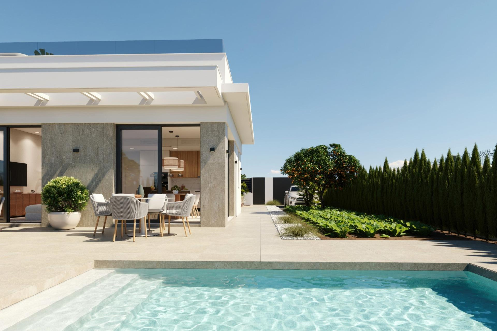 Nieuwbouw - Villa -
Fuente Álamo - Hacienda Del Álamo Golf