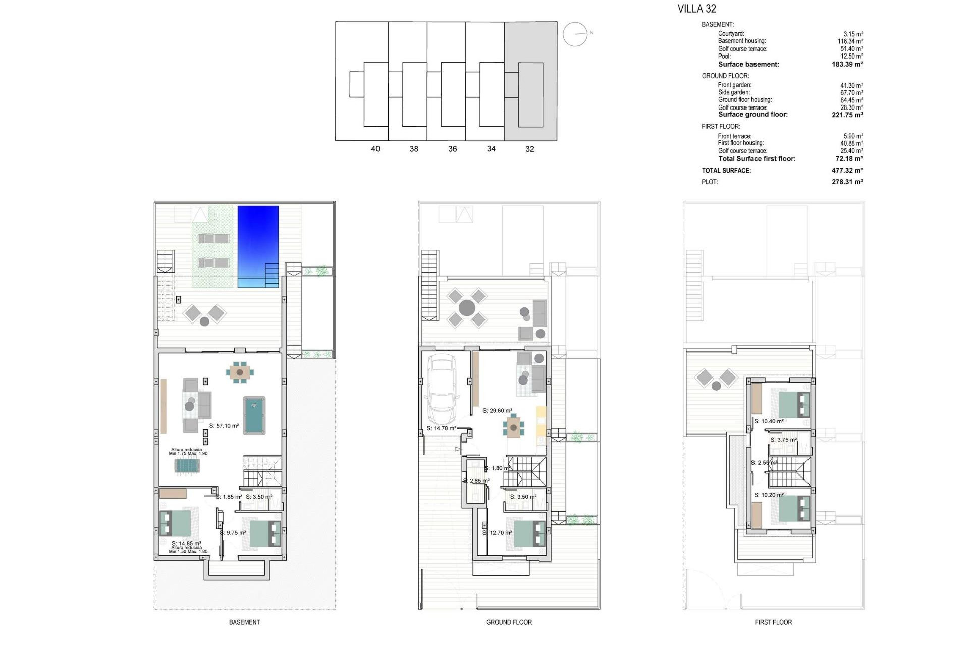 Nieuwbouw - Villa -
Los Alcazares - Serena Golf