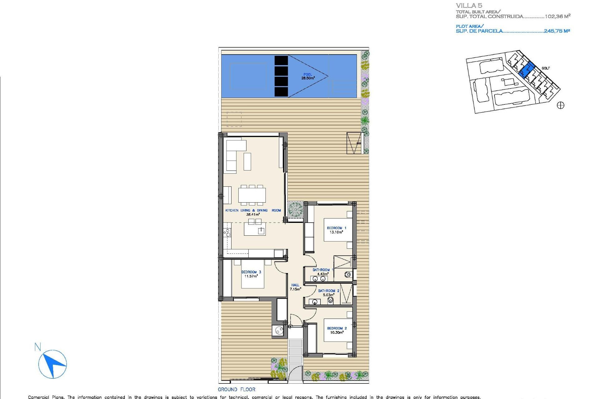 Nieuwbouw - Villa -
Los Alcazares - Serena Golf