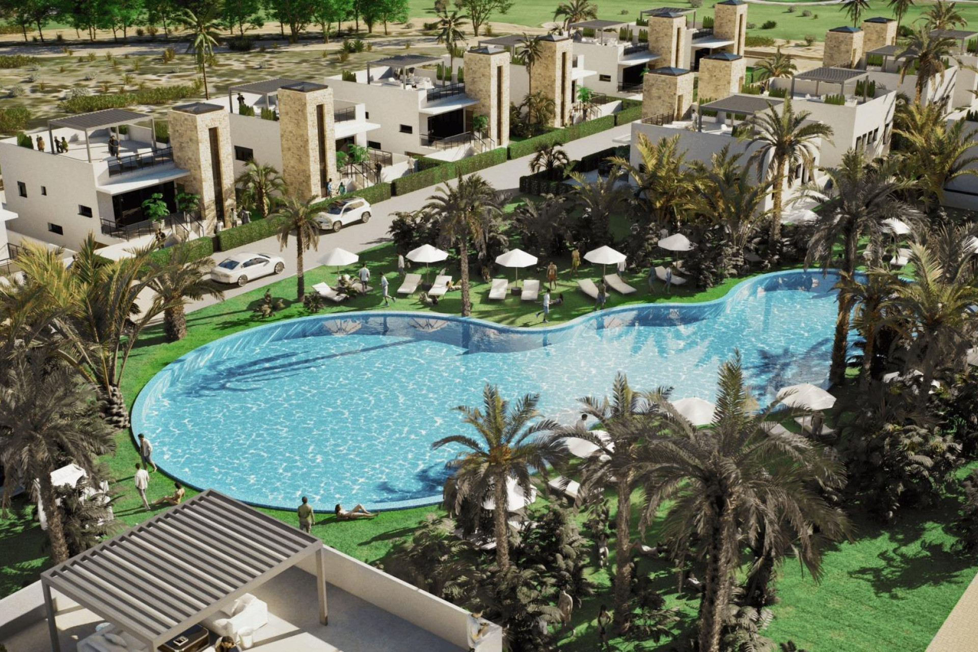 Nieuwbouw - Villa -
Mazarron - Camposol Golf