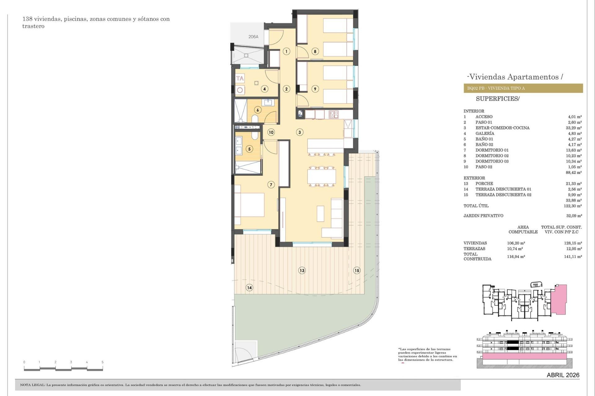 Nouvelle construction - Appartement -
Finestrat - Campana Garden