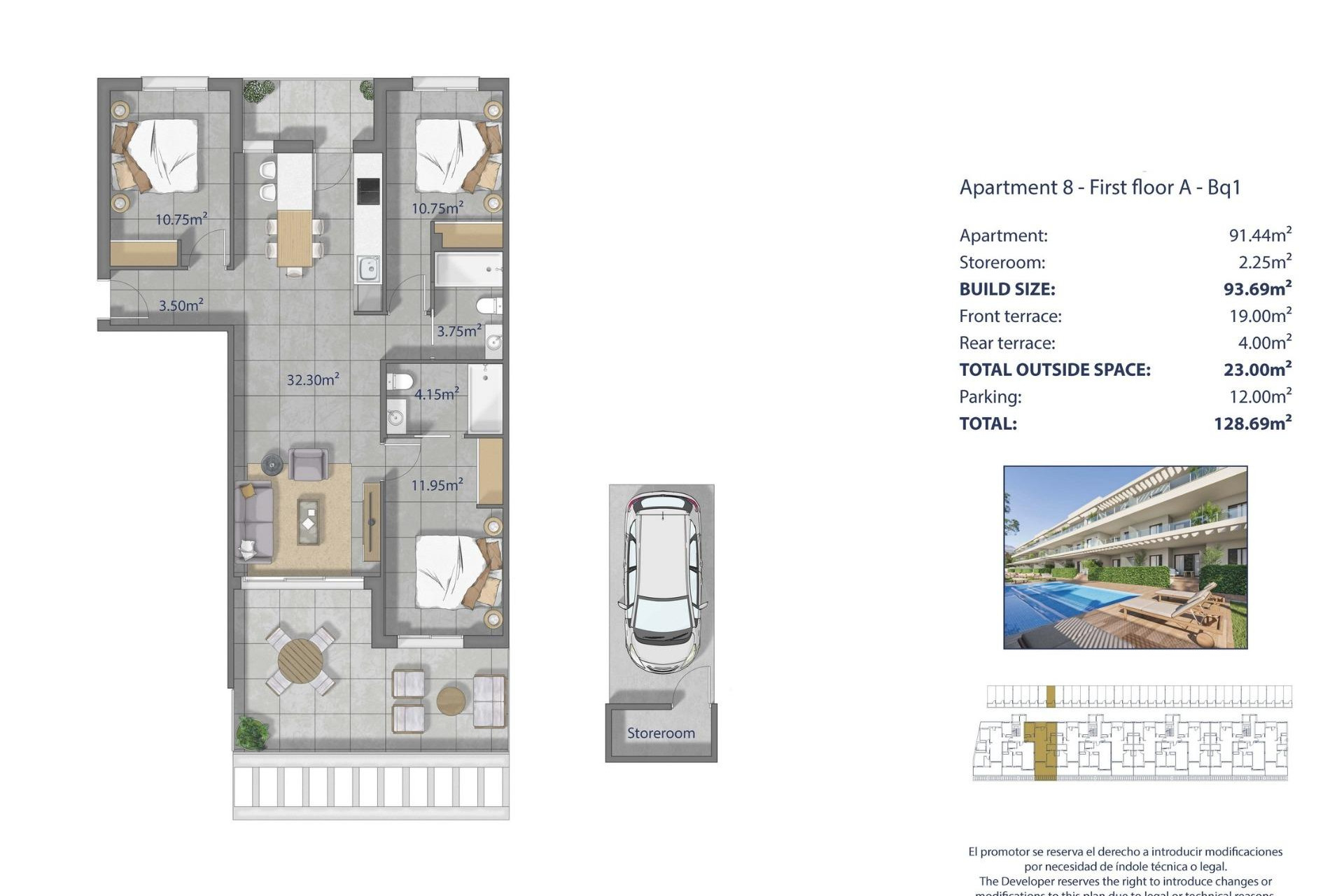 Nouvelle construction - Appartement -
Los Alcazares - Los Narejos