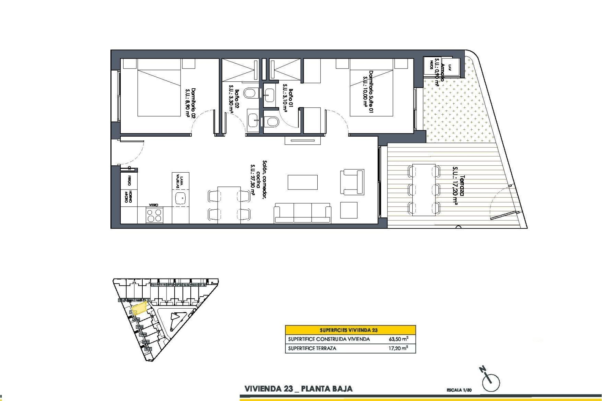 Nouvelle construction - Appartement -
San Fulgencio - Pueblo