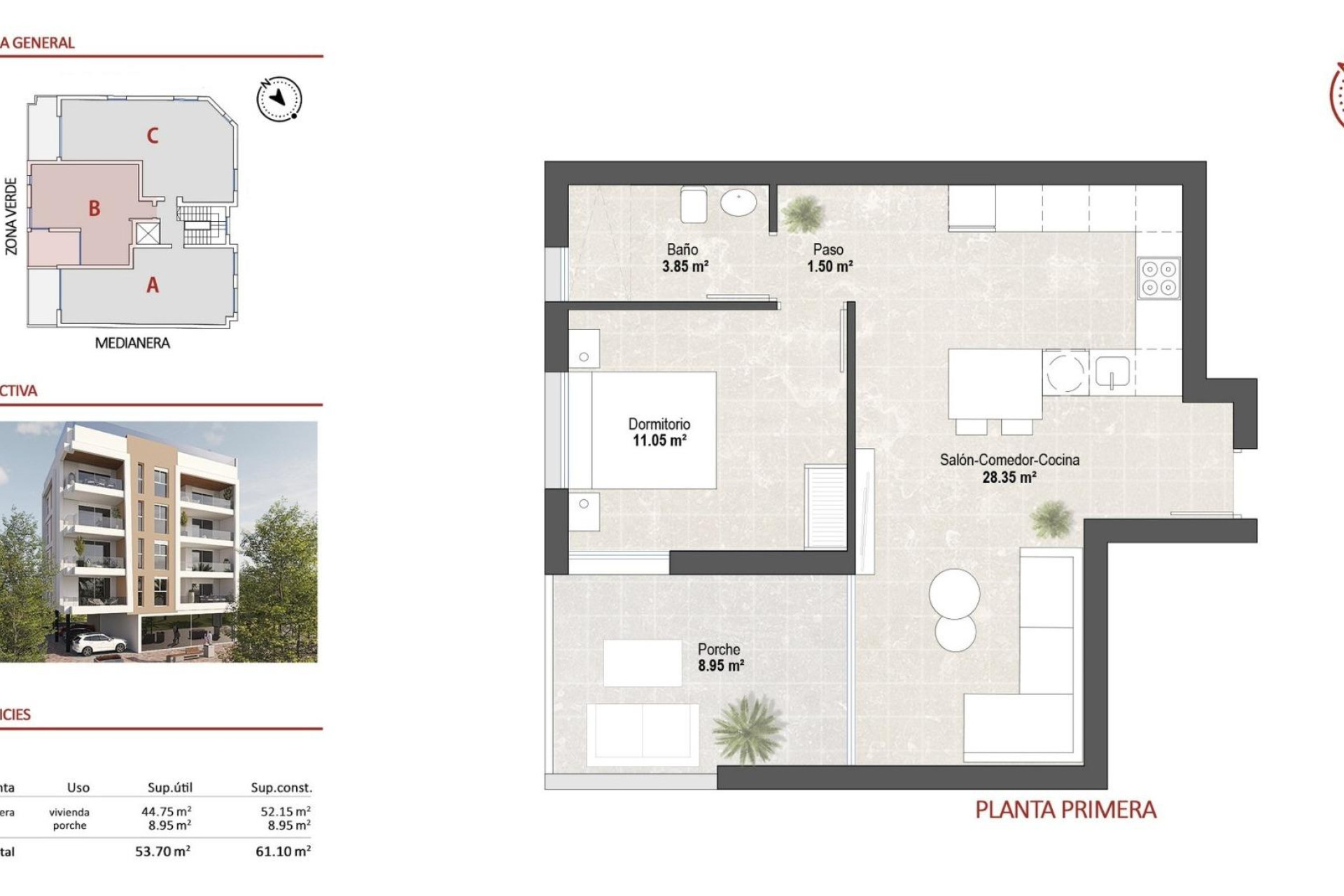 Nouvelle construction - Appartement -
San Pedro del Pinatar - Lo Pagan